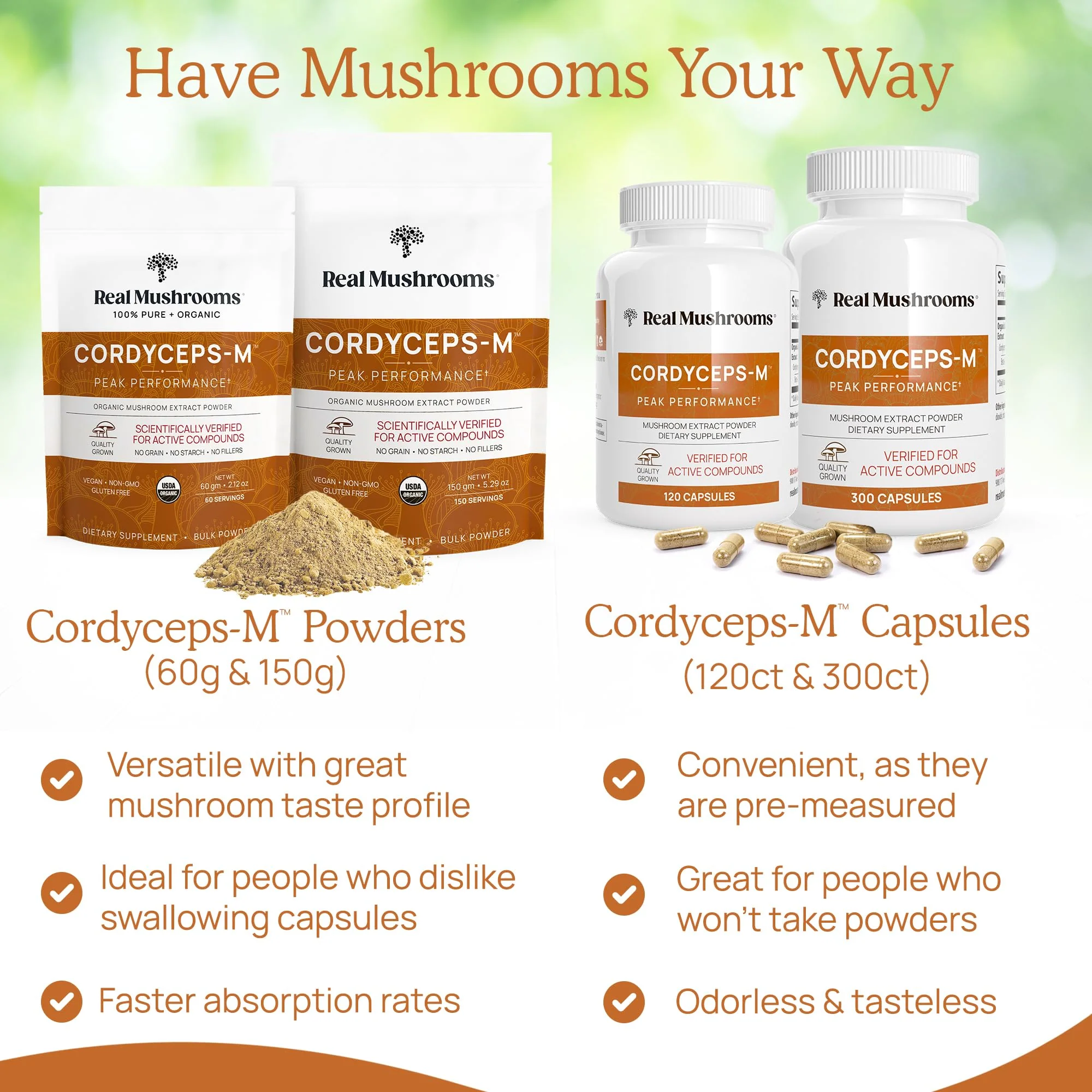 Cordyceps Mushroom Powder - Real Mushroom, Organic, Vegan & Non-GMO | 150 Servings - Image 6