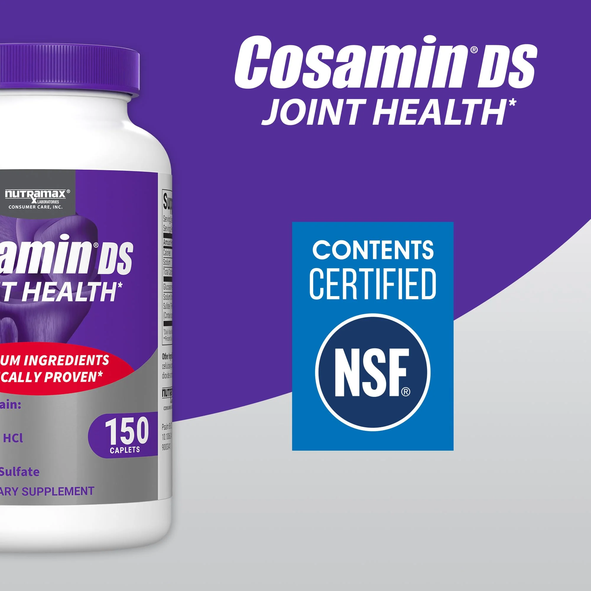 Cosamin DS Joint Health – Glucosamine & Chondroitin – Nutramax 150 Caplets - Image 8