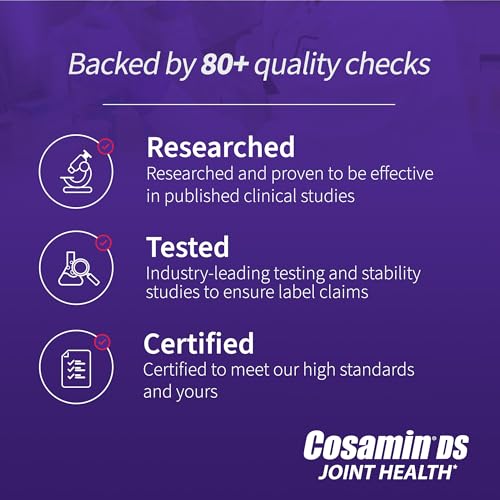 Cosamin DS Joint Health – Glucosamine & Chondroitin – Nutramax 150 Caplets - Image 9