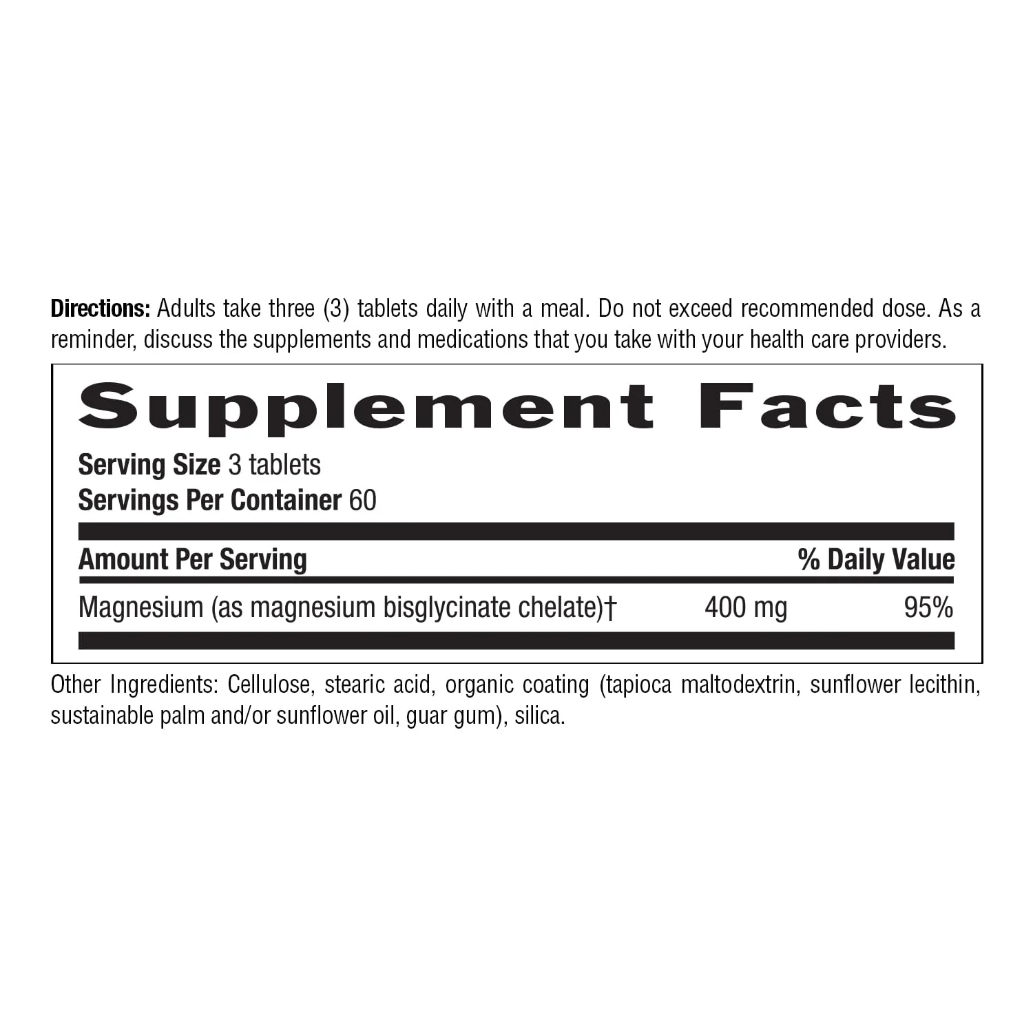 Country Life Chelated Magnesium Glycinate 400mg – High Absorption Magnesium for Muscle Comfort, Energy, Bone & Immune Support - Image 5