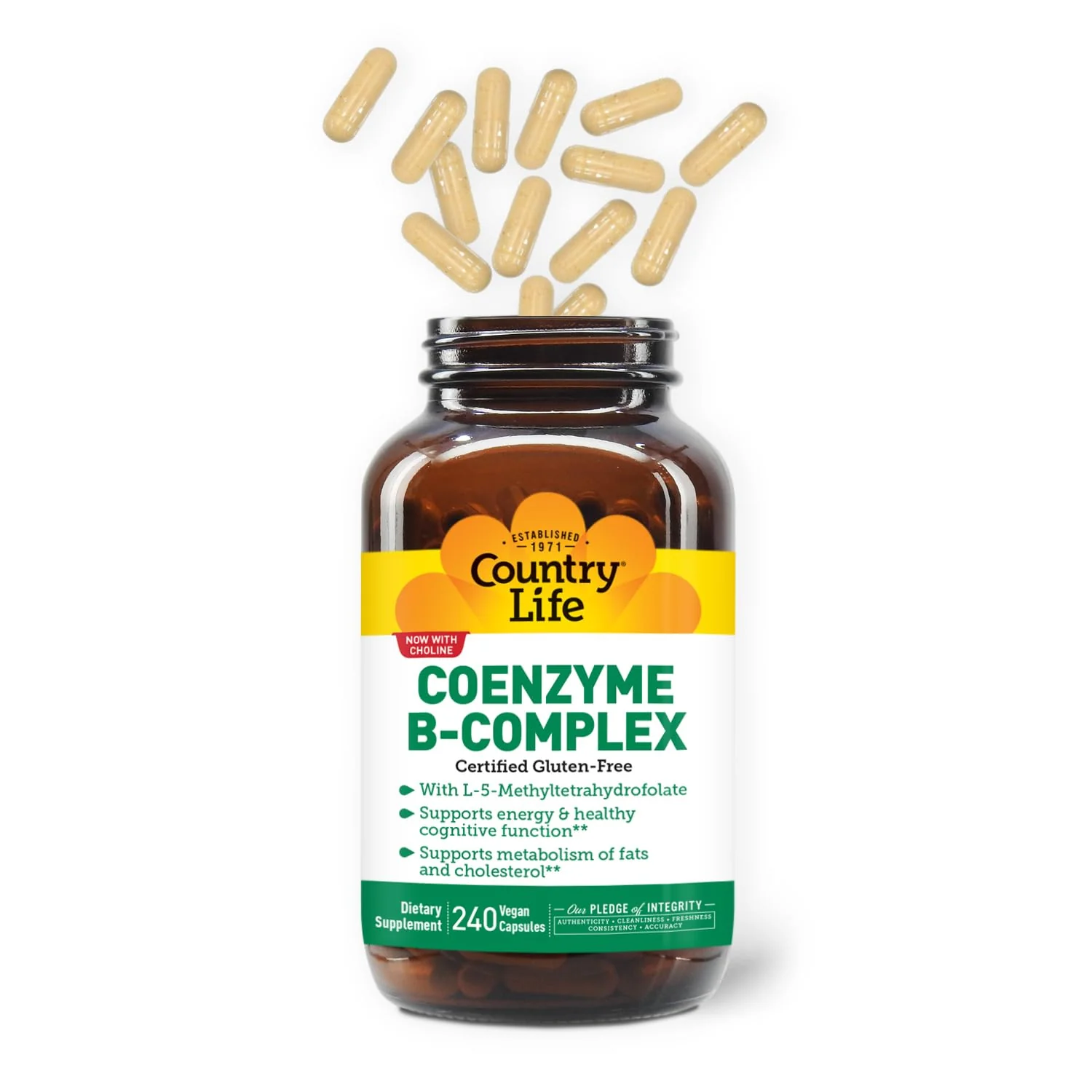 Country Life Coenzyme B-Complex Vitamin | Daily Energy & Metabolism Support | 240 ct - Image 15