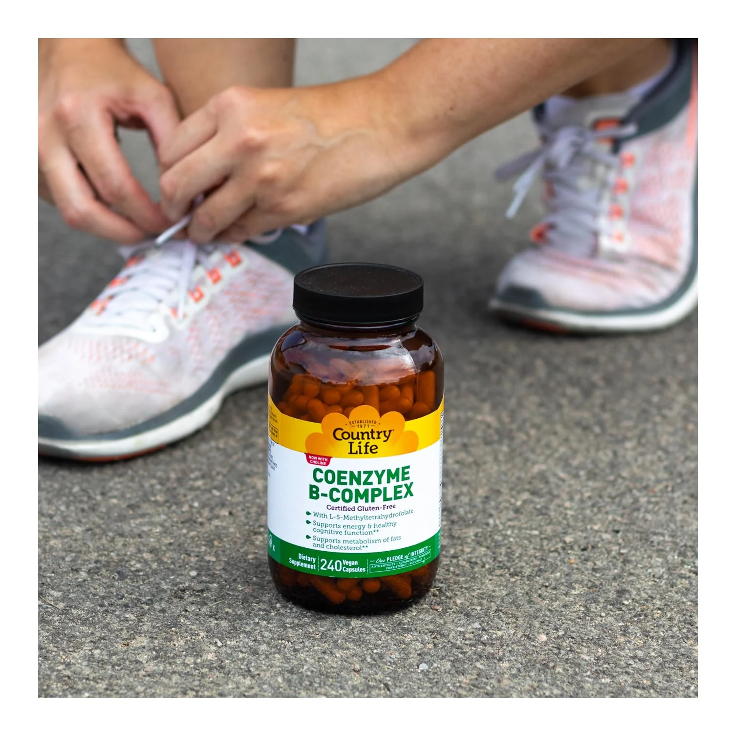 Country Life Coenzyme B-Complex Vitamin | Daily Energy & Metabolism Support | 240 ct - Image 4