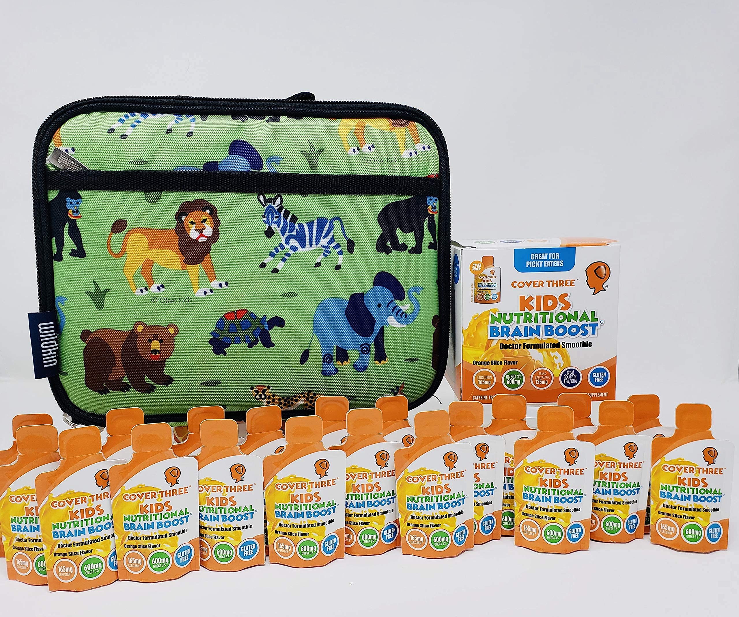 Cover Three Kids Brain & Focus Supplements | Omega-3 DHA for Children (20 Pouches) - Image 15