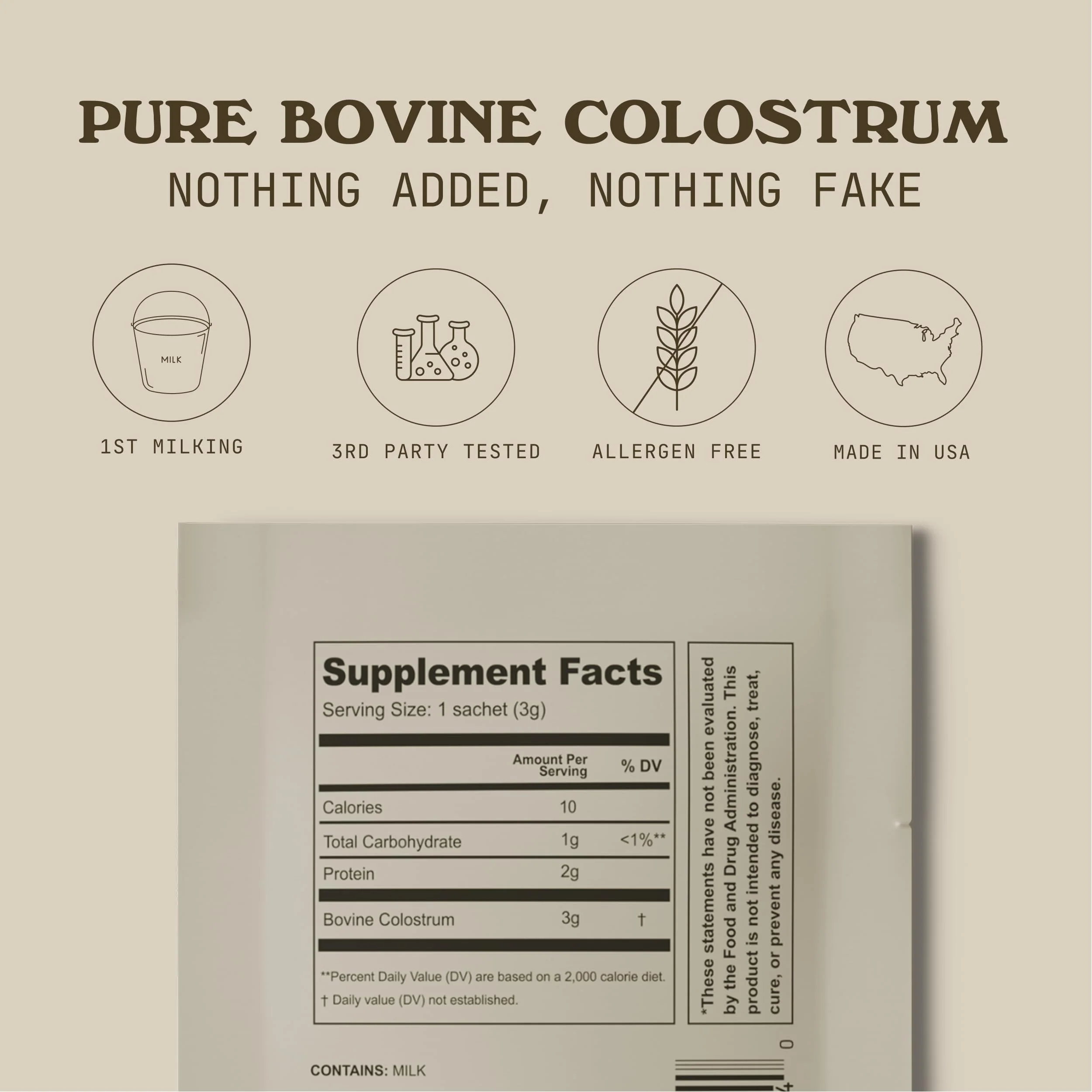 Cowboy Colostrum Powder Travel Packs – First Day Milking, Grass-Fed, Unflavored, 30 Servings - Image 10