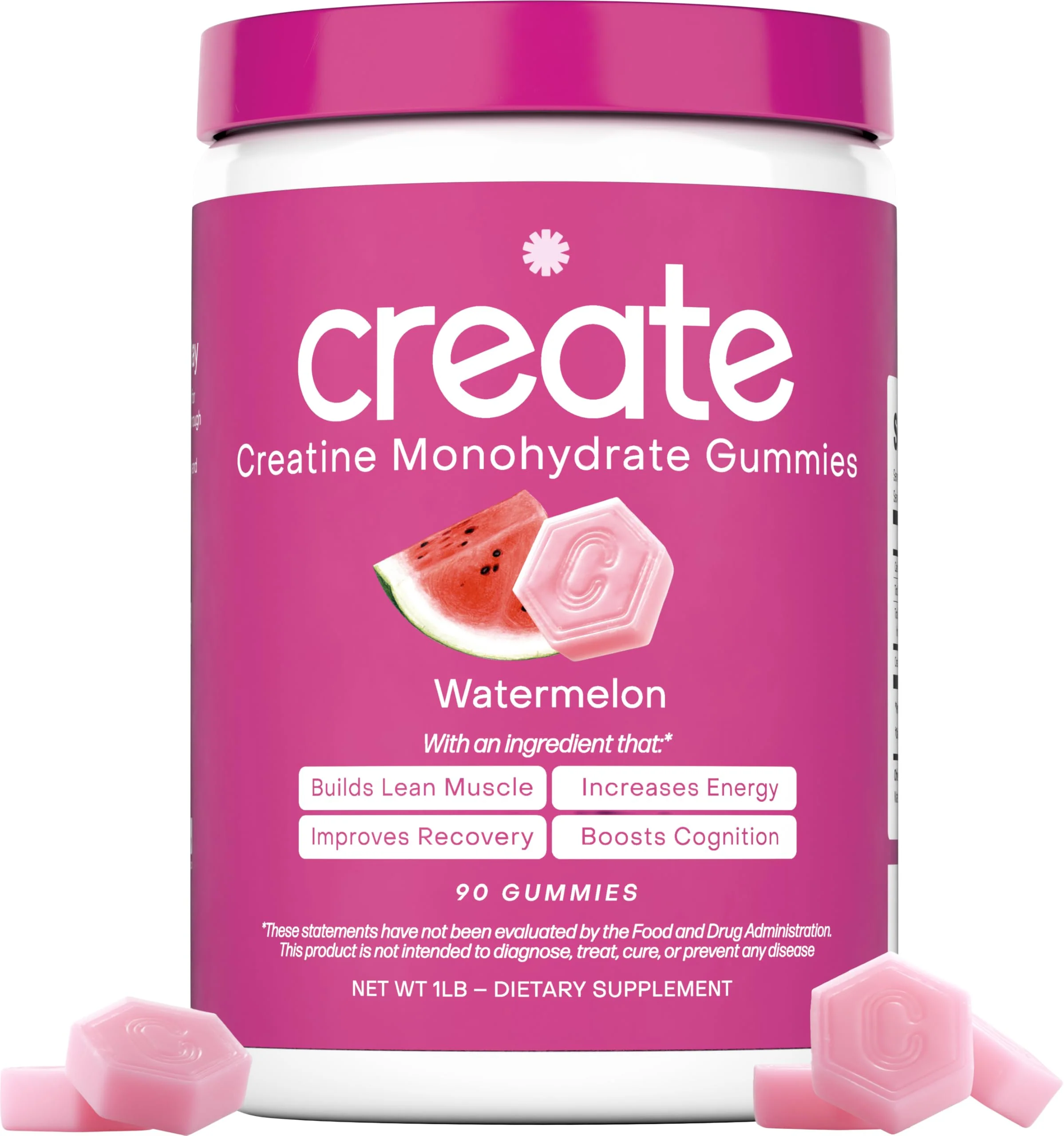 Create Creatine Monohydrate Gummies – 1.5g per Gummy, Vegan, Anti-Melt, Orange Flavor - Image 10