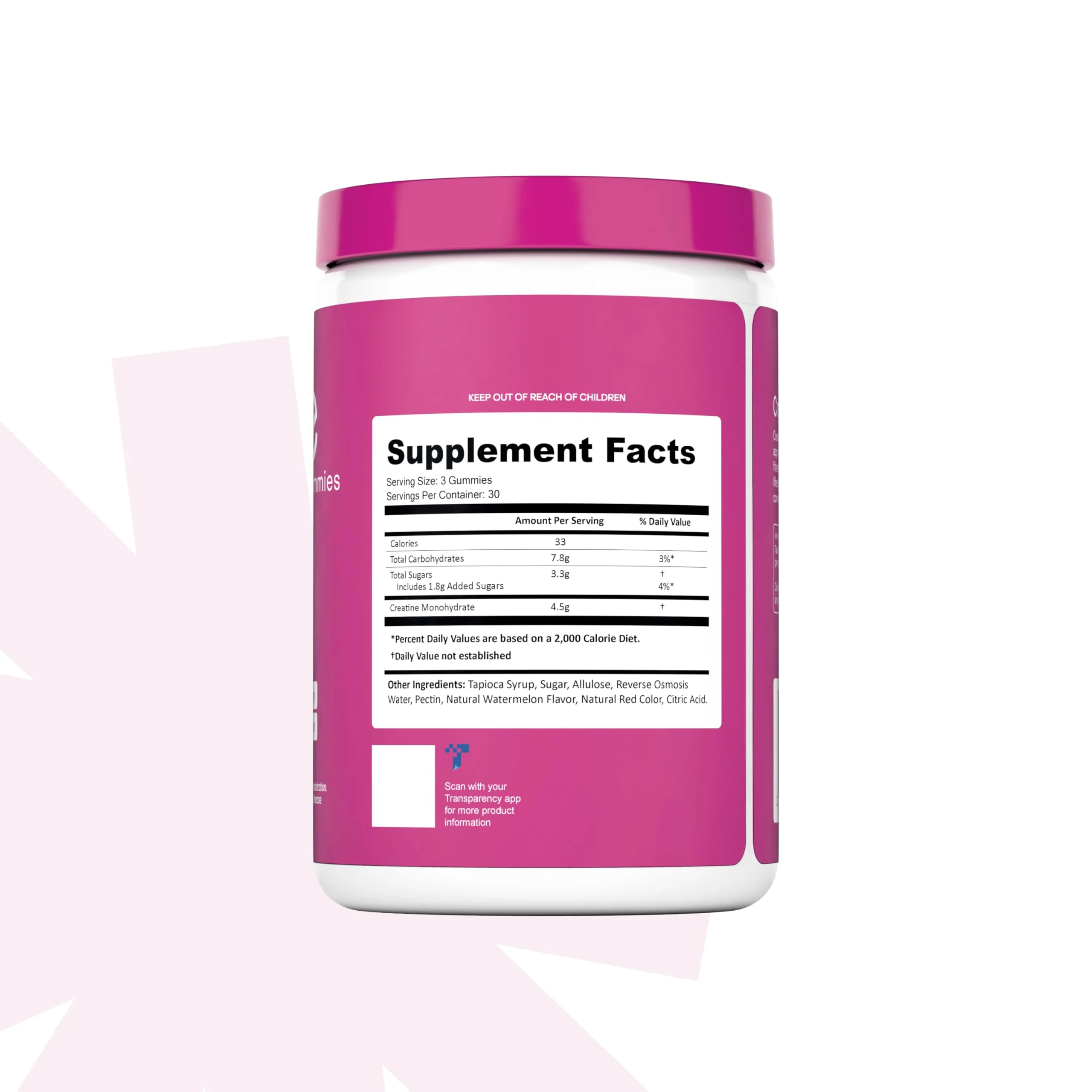 Create Creatine Monohydrate Gummies – 1.5g per Gummy, Vegan, Anti-Melt, Orange Flavor - Image 17