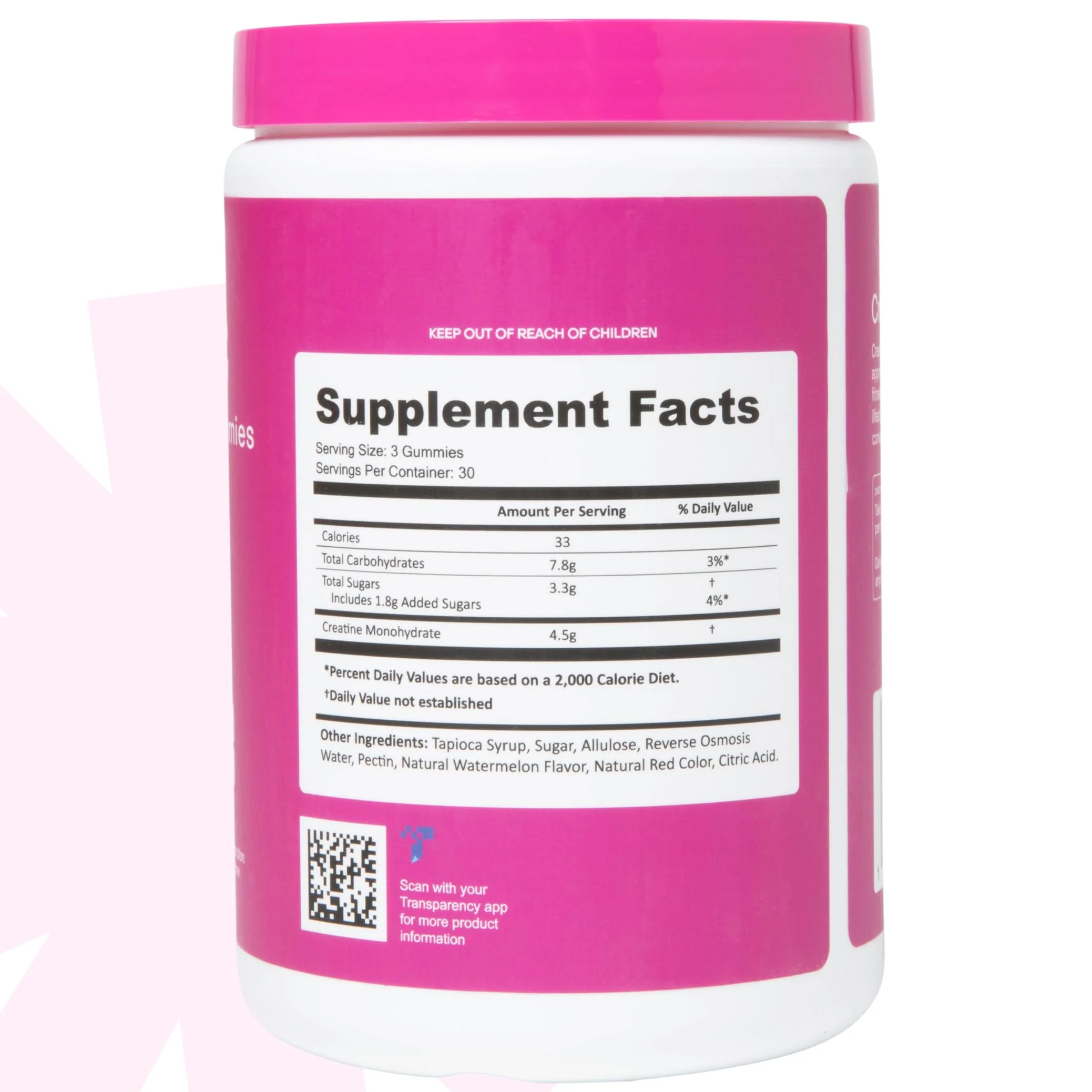 Create Creatine Monohydrate Gummies – 1.5g per Gummy, Vegan, Anti-Melt, Orange Flavor - Image 7
