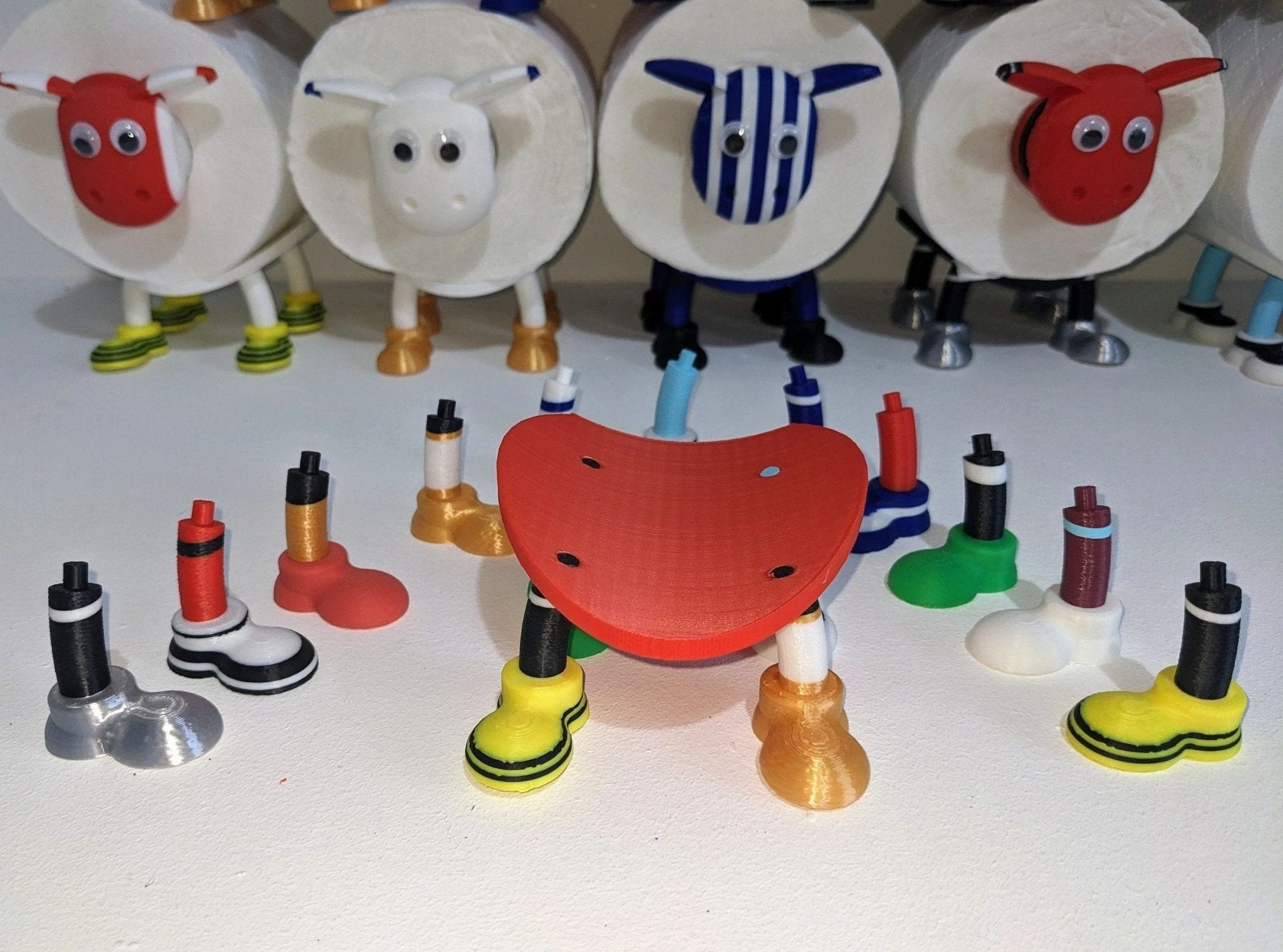 Custom made sheep toilet roll holder. Any football team strip available Your unique customisable Premier sheep with Personalised soccer kit - Image 3
