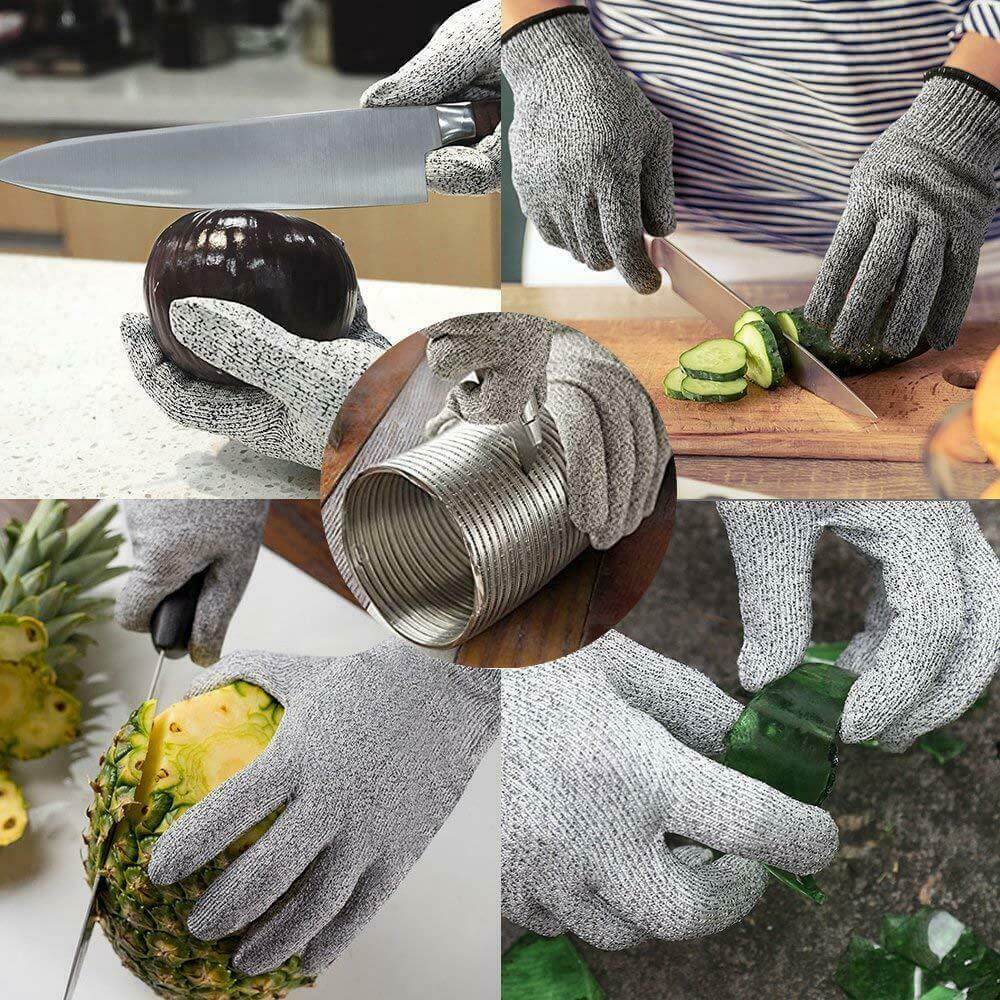 Cut/slash Resistant Safety Gloves with infused Stainless Steel Wire Mesh - Image 5