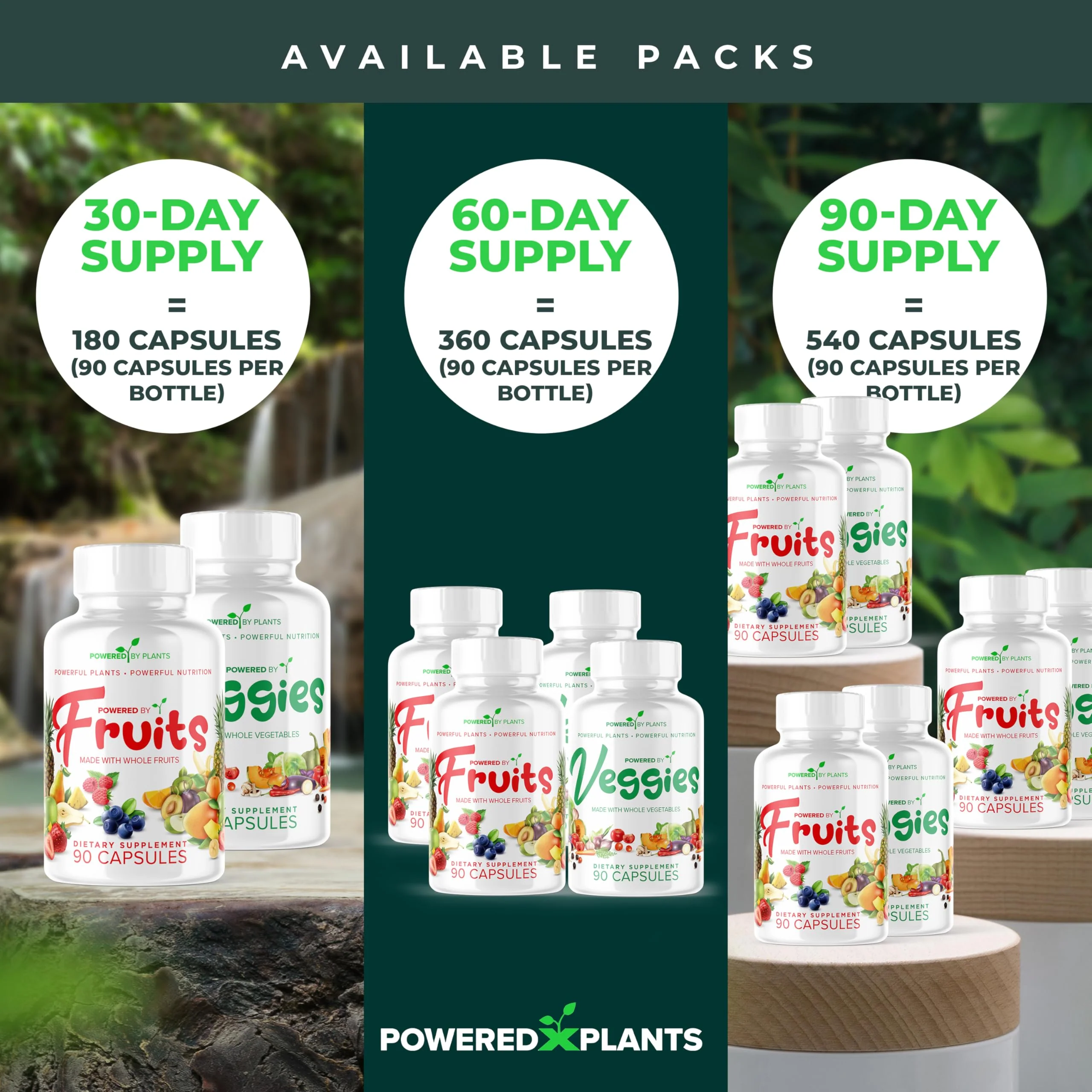 Daily Fruits and Veggies Supplement – 180 Capsules (30 Days) – Non-GMO & Gluten Free – 2-Pack - Image 5