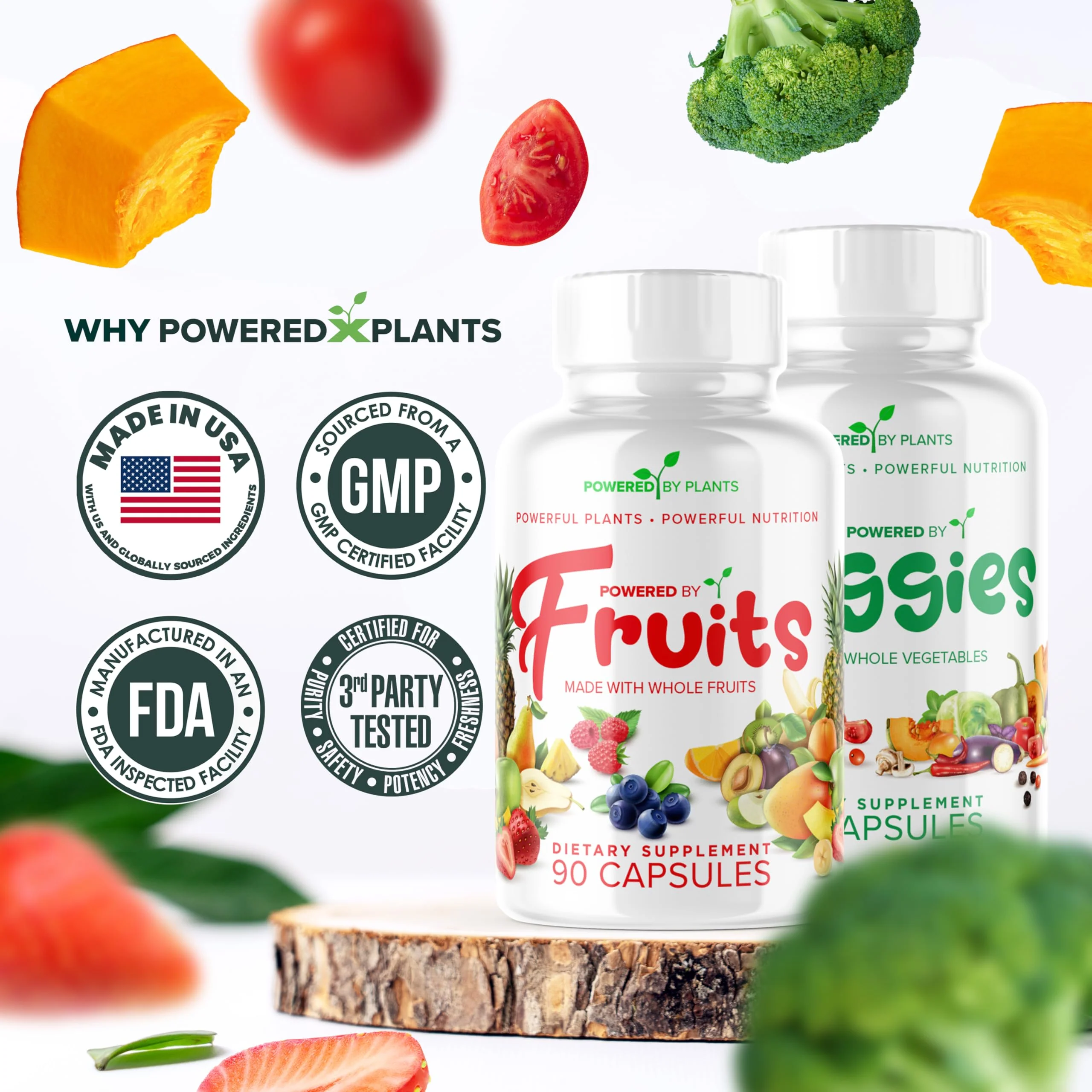 Daily Fruits and Veggies Supplement – 180 Capsules (30 Days) – Non-GMO & Gluten Free – 2-Pack - Image 6