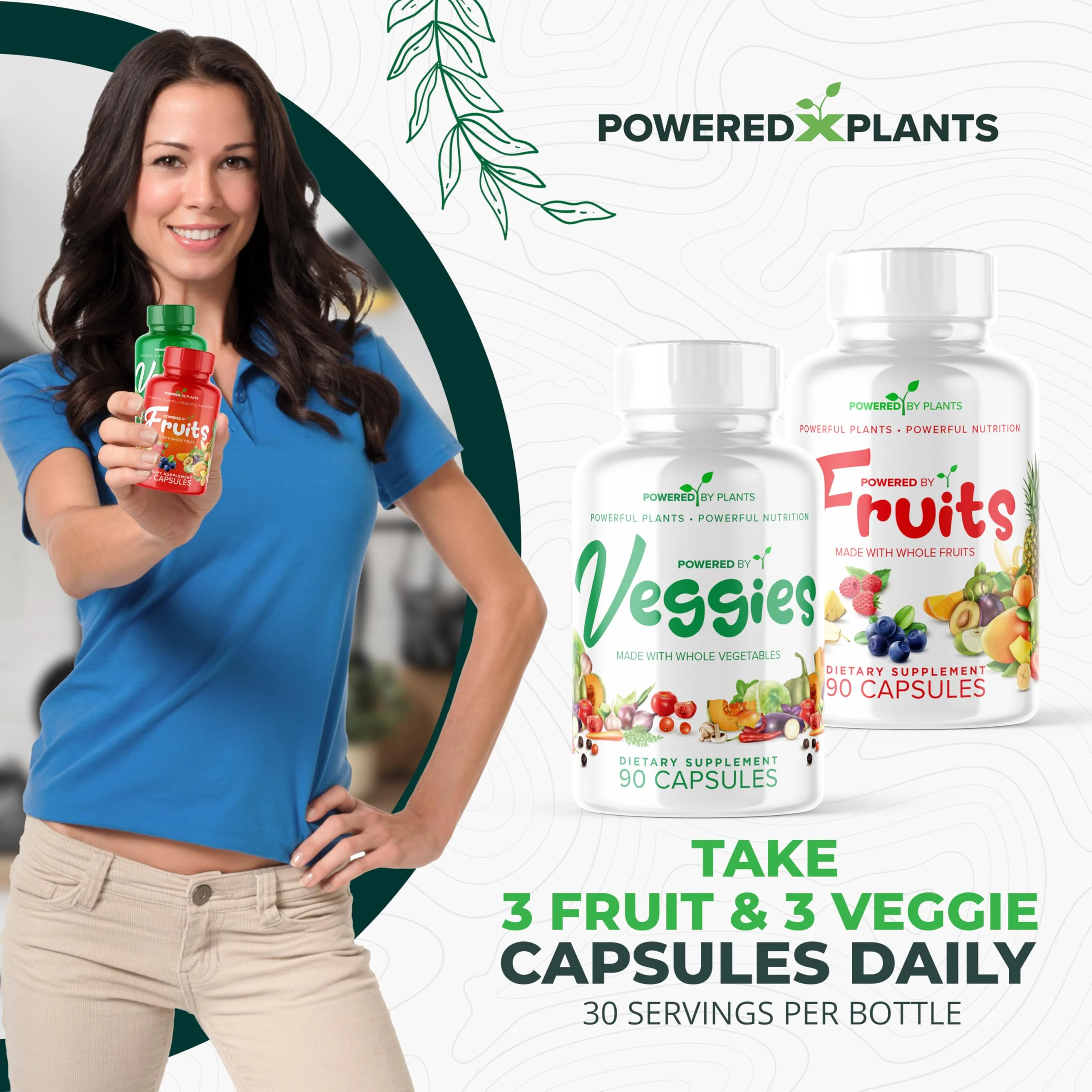 Daily Fruits and Veggies Supplement – 180 Capsules (30 Days) – Non-GMO & Gluten Free – 2-Pack - Image 7