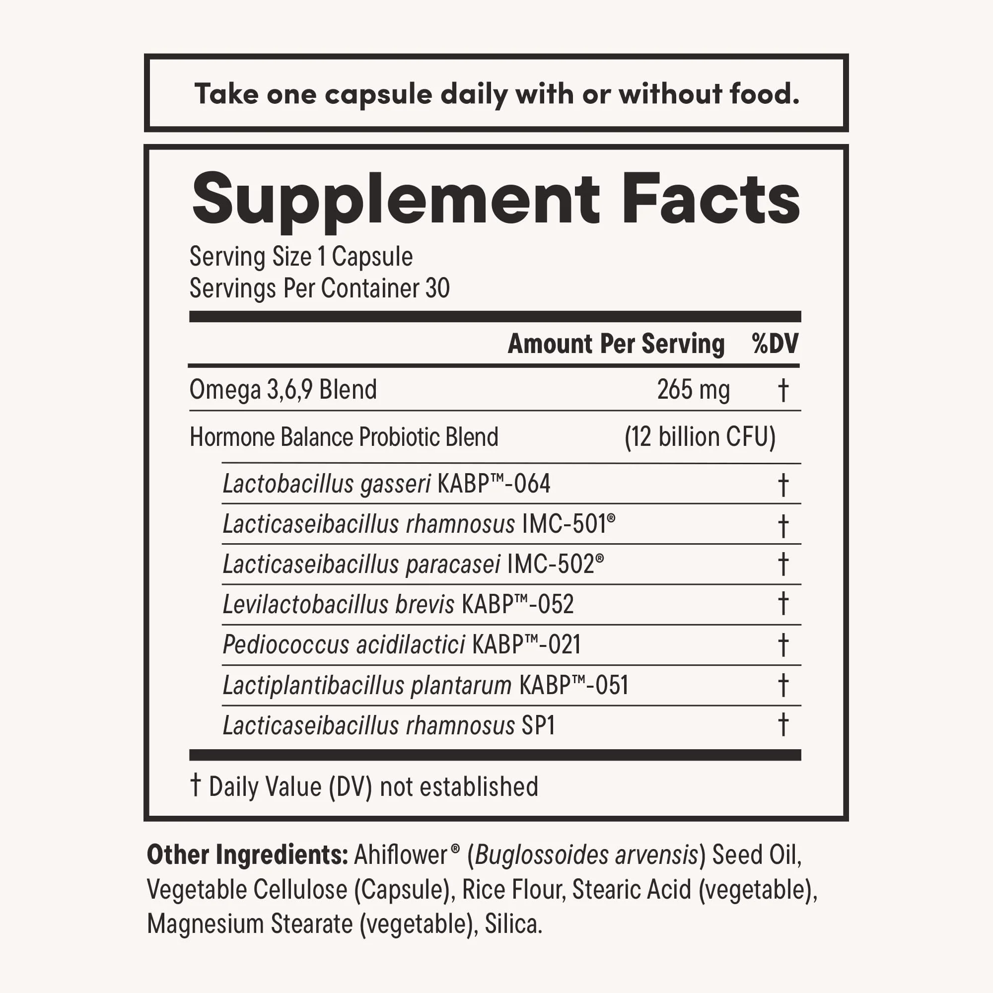 Daily Nouri Hormone Balance Probiotic for Women | 7 Strains, 30-Day - Image 6