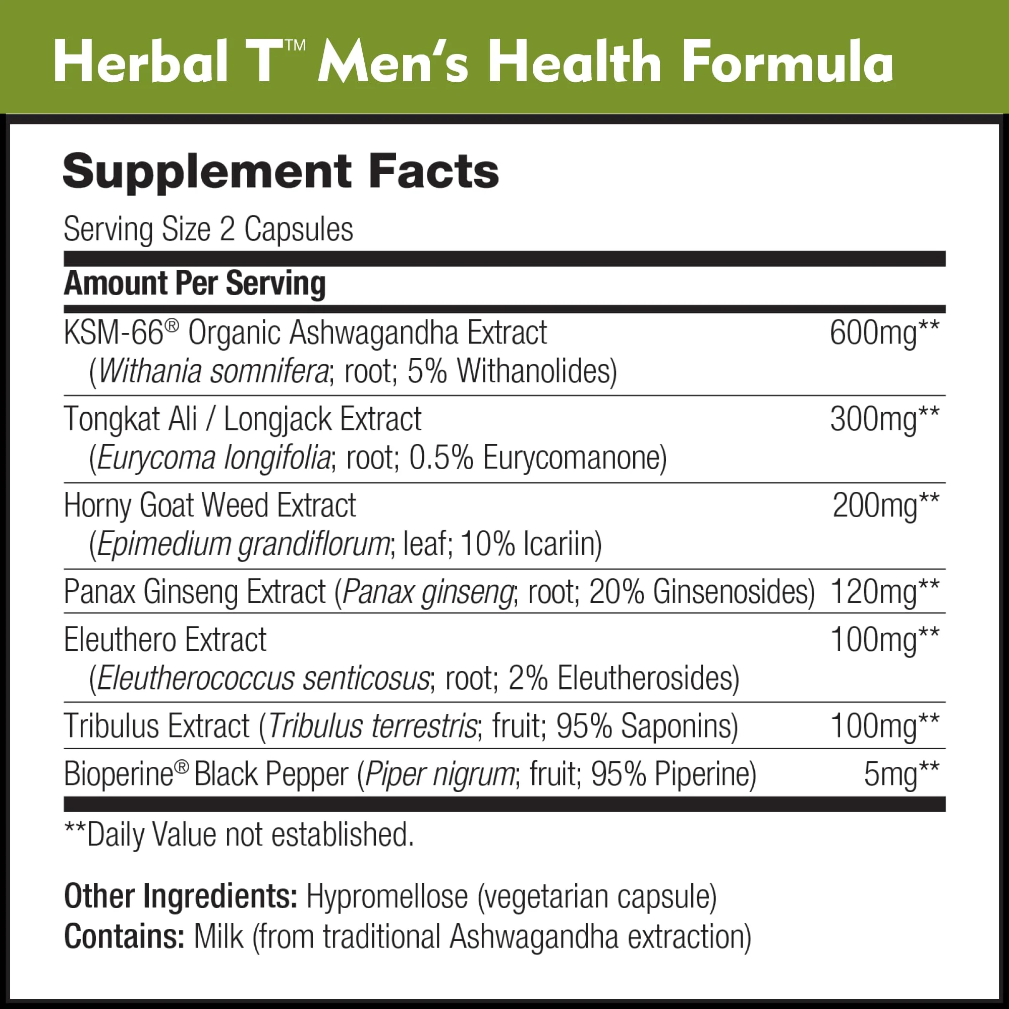 DailyNutra Herbal T Men's Health Formula - Endurance & Vitality (3-Pack) - Image 5