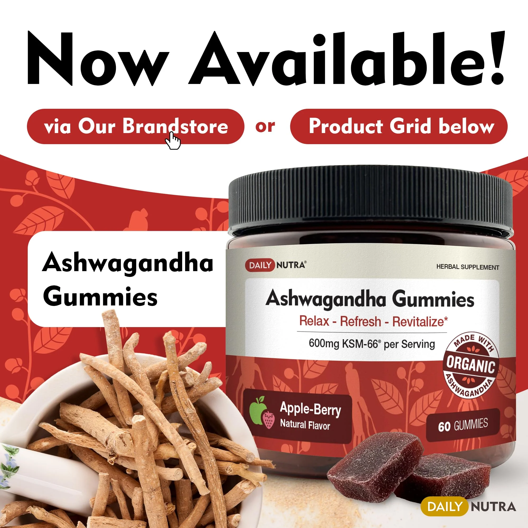 DailyNutra KSM-66 Ashwagandha 600mg Organic Root Extract | High Potency 270 Capsules - Image 8