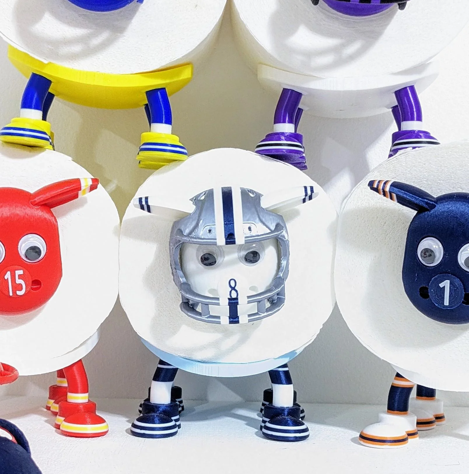 Dallas Cowboys American football sheep spare toilet roll holder, NFLGift