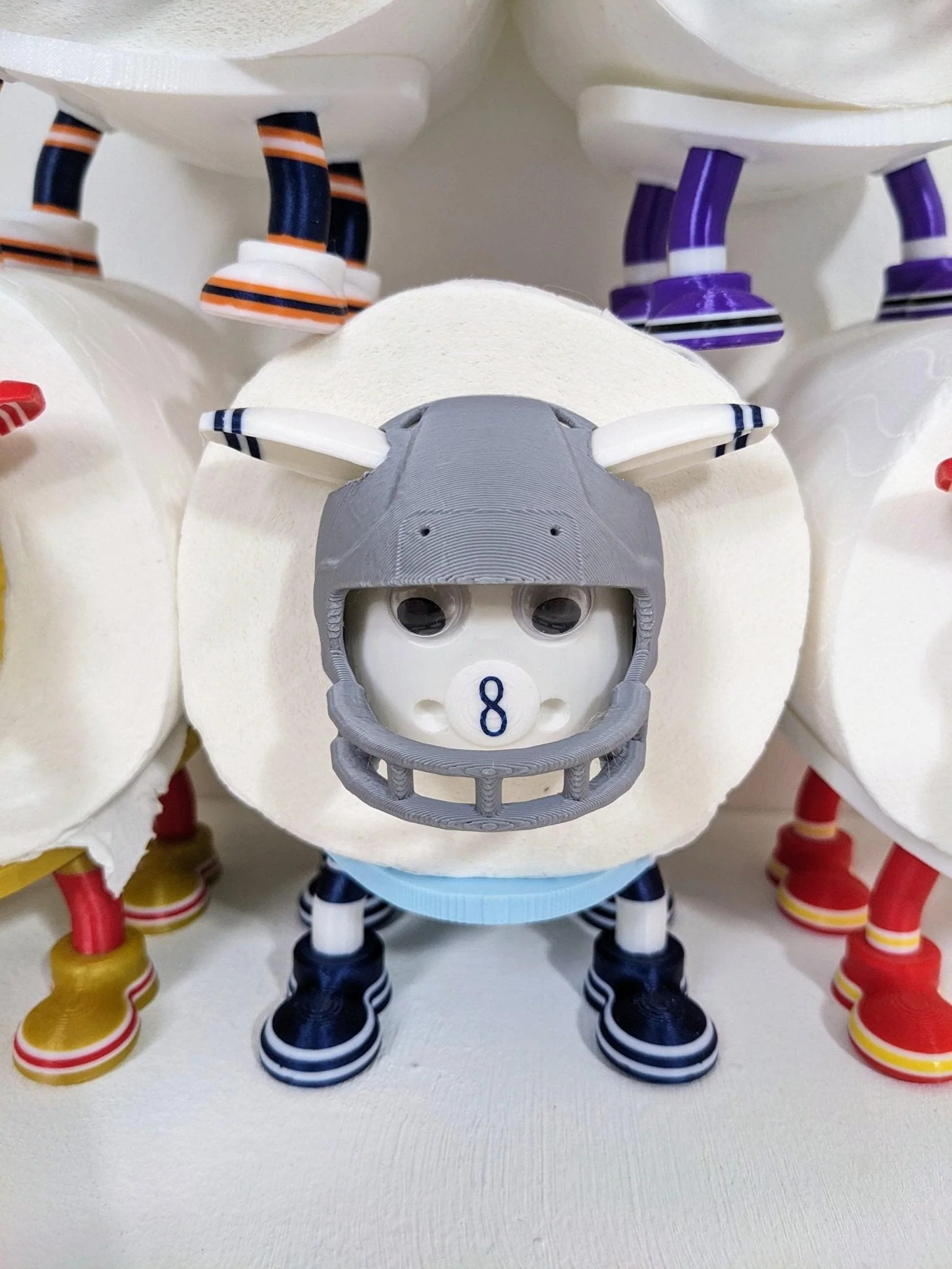 Dallas Cowboys American football sheep spare toilet roll holder, NFLGift - Image 6