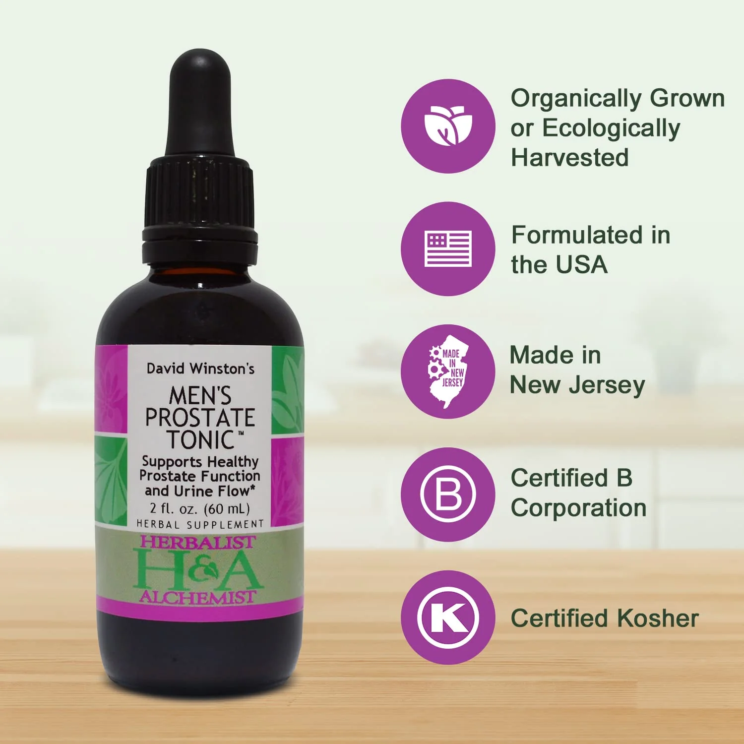 David Winston's Men's Prostate Tonic™ - Supports Healthy Prostate Function & Urine Flow | 2 Fl Oz - Image 2