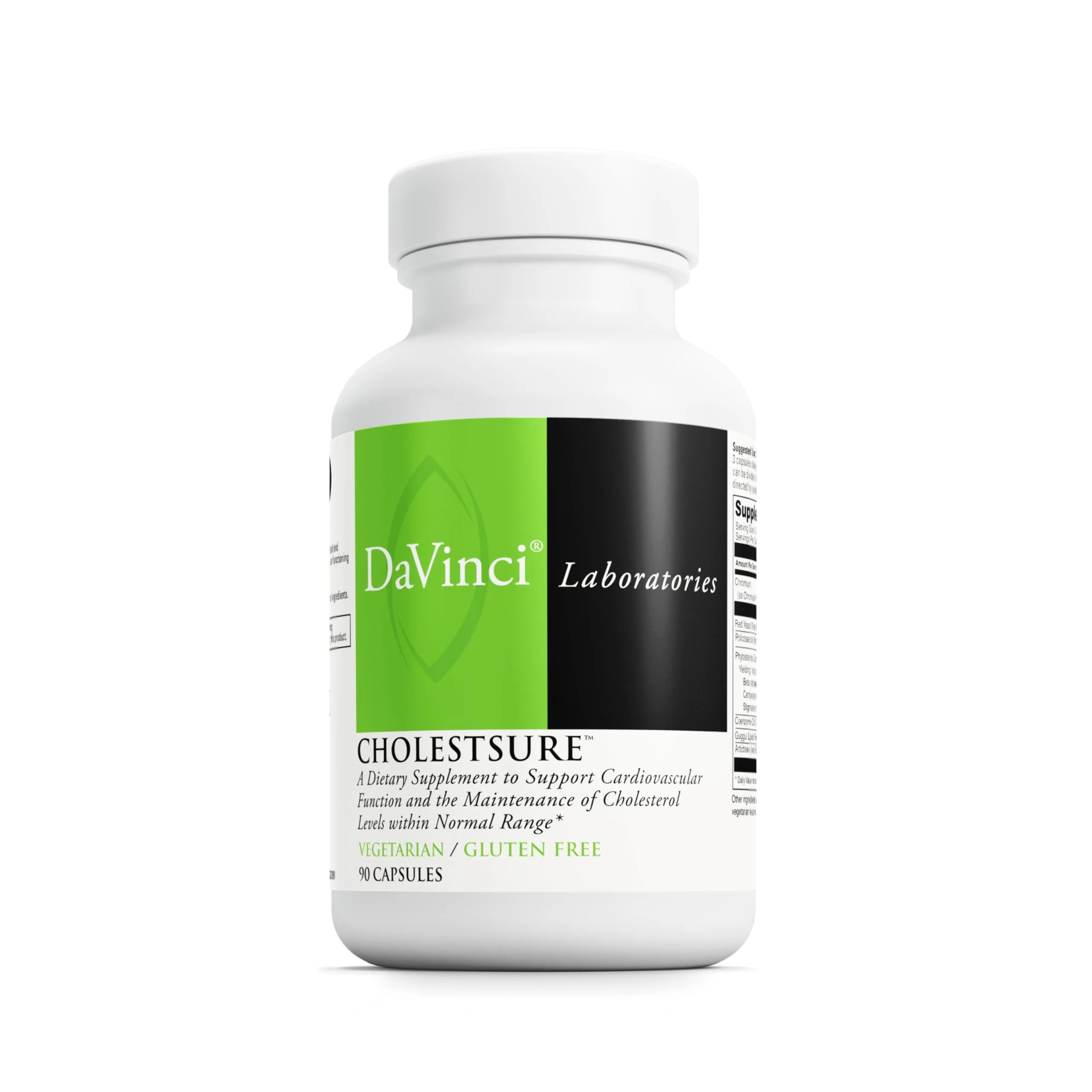 DaVinci CholestSure Supplement – Supports Cardiovascular Function & Healthy Cholesterol (Gluten Free, 90 Vegetarian Capsules) - Image 7