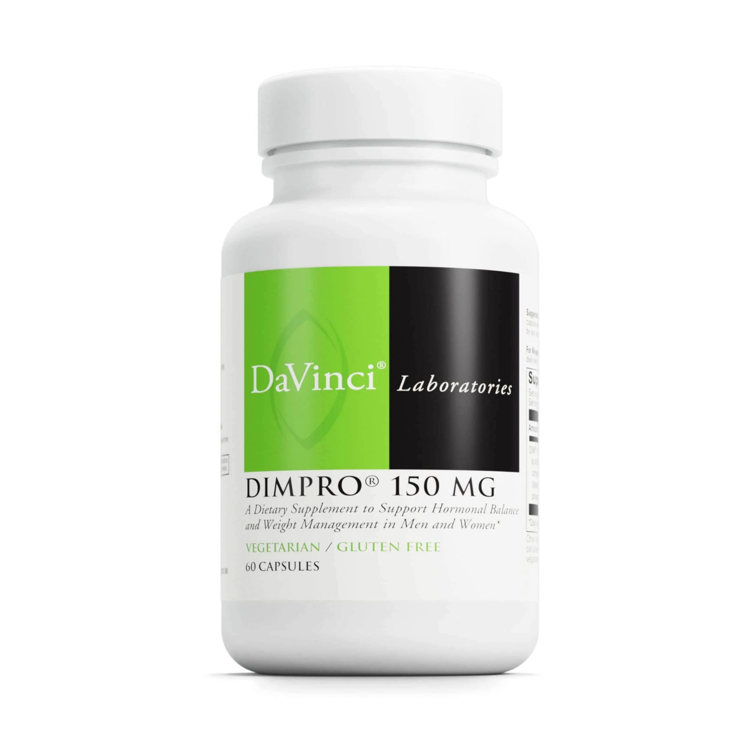DAVINCI DIMPro 150mg – Hormone Balance & Estrogen Metabolism (Gluten-Free) 60 Caps