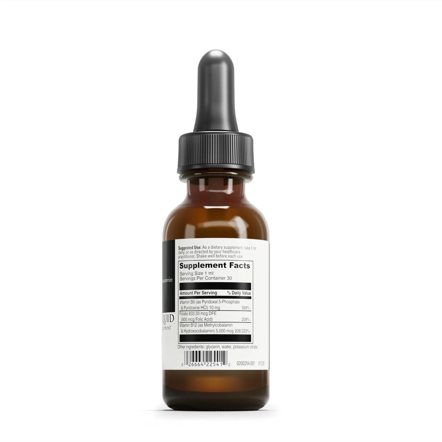 DaVinci Labs B-12 MC Liquid | Vitamin B6, B12 & Folate for Energy and Heart Health (30 ml) - Image 2