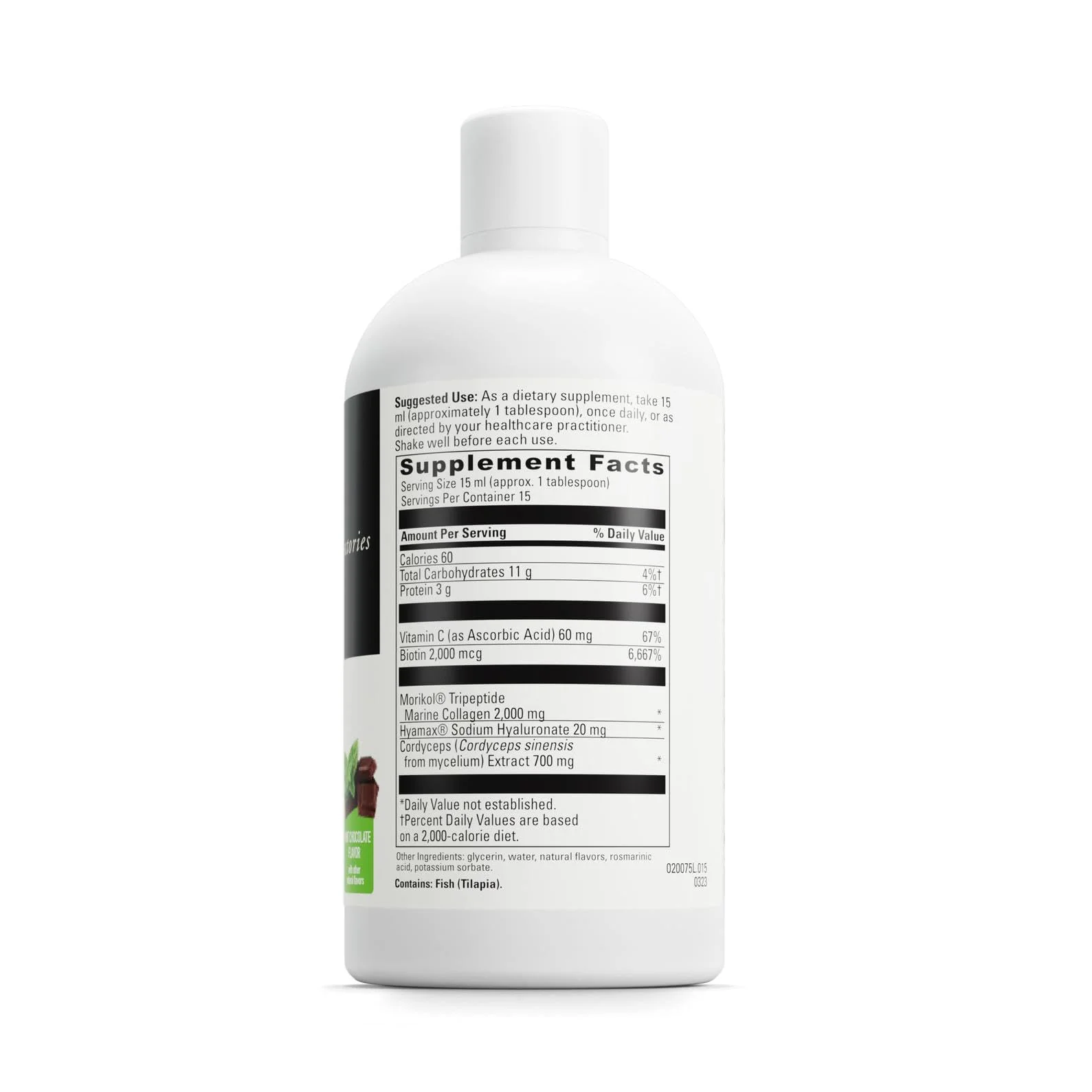 DAVINCI Labs Collagen Flex – Liquid Joint Support, Mint Chocolate (Gluten Free, Soy Free) – 7.6 fl oz - Image 2