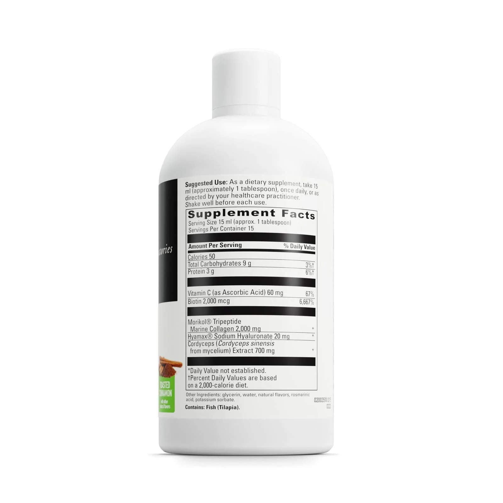 DAVINCI Labs Collagen Flex - Liquid Joint Support, Toasted Cinnamon, 7.6 fl oz - Image 2