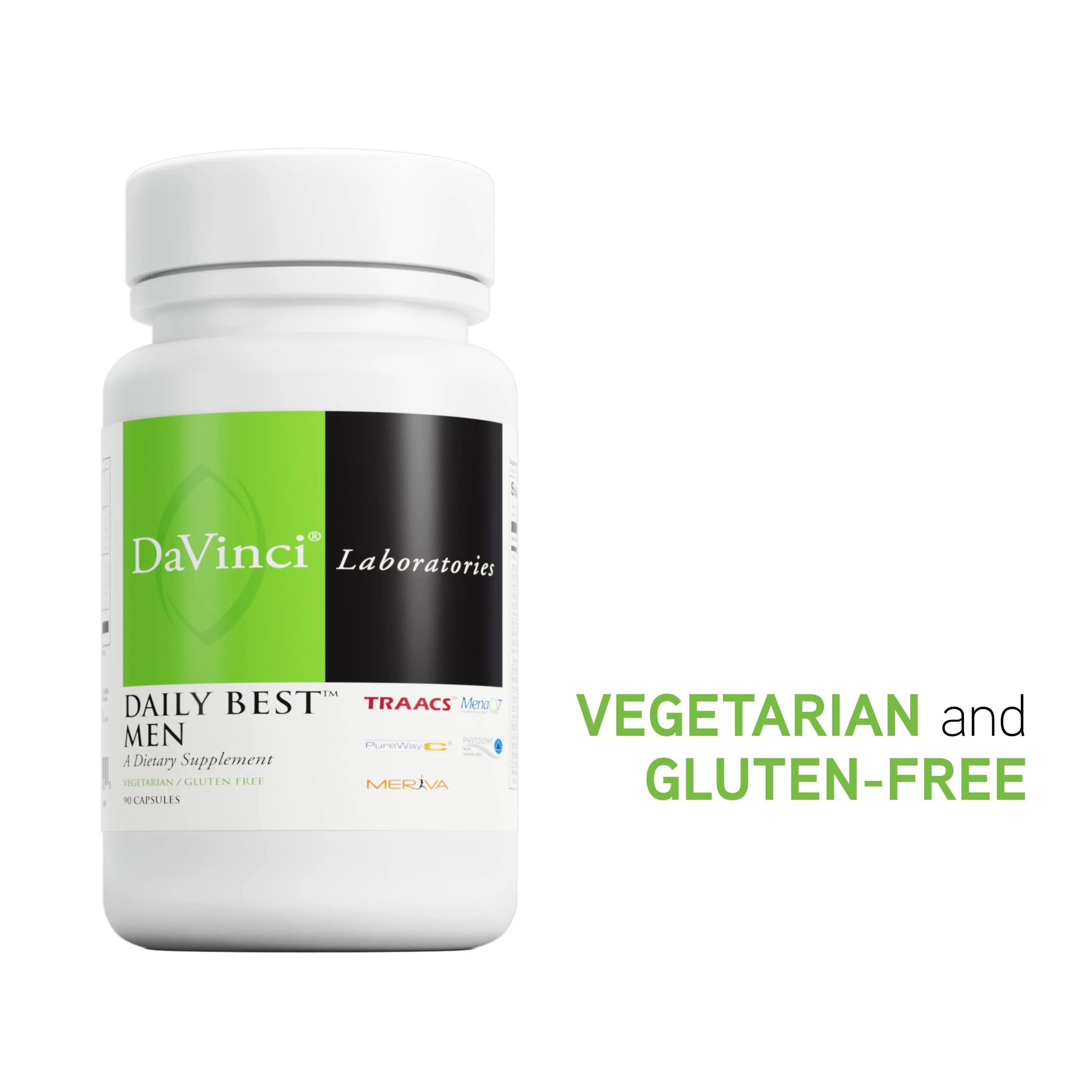 DAVINCI Labs Daily Best Men – Multivitamin for Men (Vegetarian, Gluten-Free) – 90 Capsules - Image 11