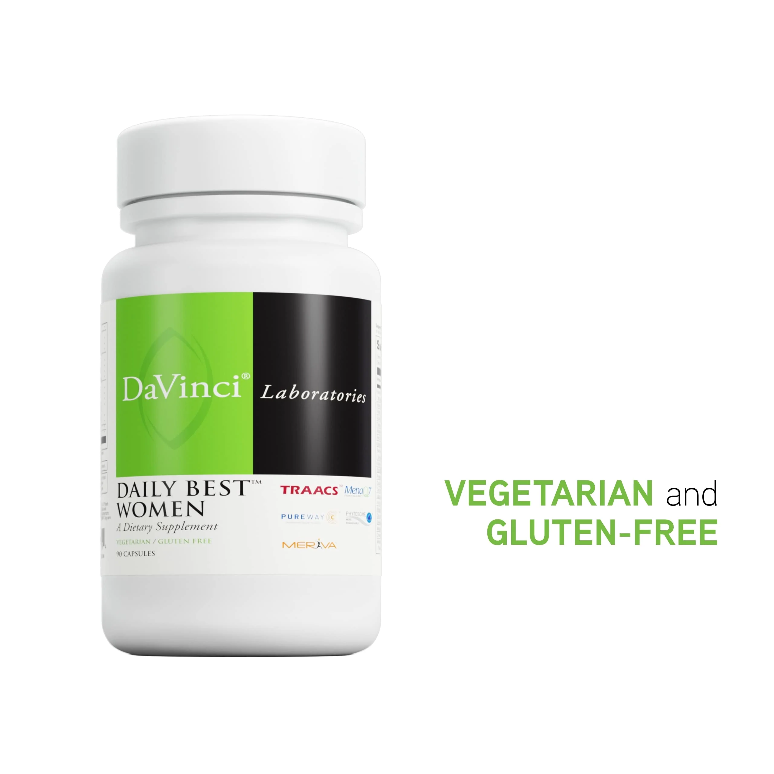 DAVINCI Labs Daily Best Women Multivitamin | Vegetarian & Gluten-Free | 90 Capsules - Image 5