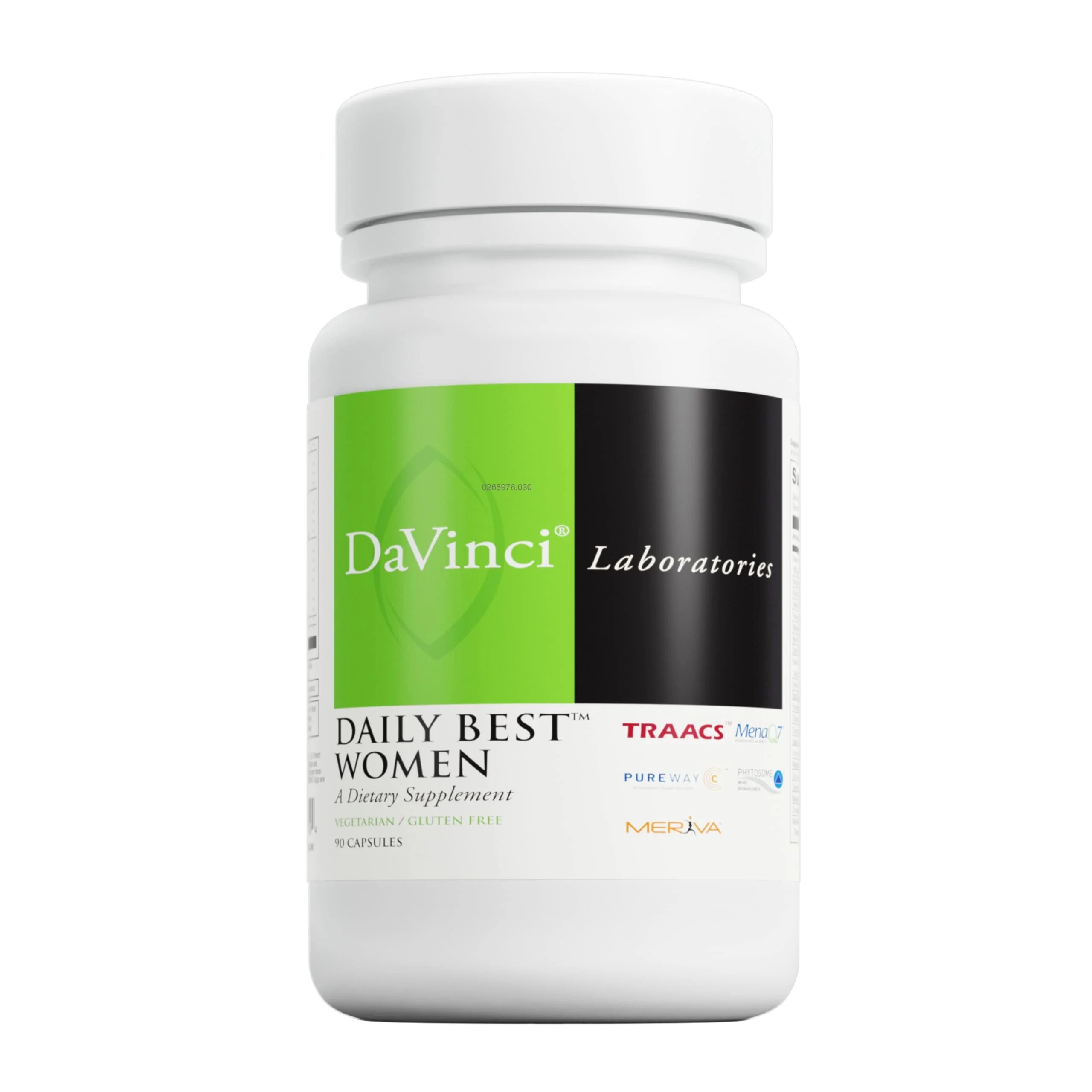 DAVINCI Labs Daily Best Women Multivitamin | Vegetarian & Gluten-Free | 90 Capsules - Image 7