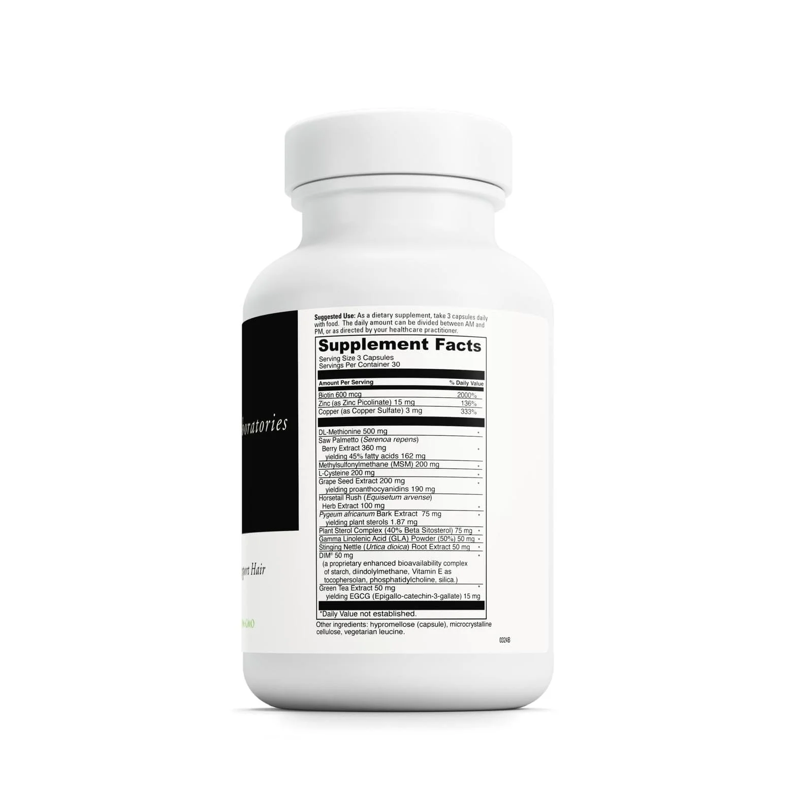 DAVINCI Labs Hair Effects – Dietary Supplement for Healthy Hair Growth & Skin | Gluten-Free, 90 Vegetarian Capsules - Image 3