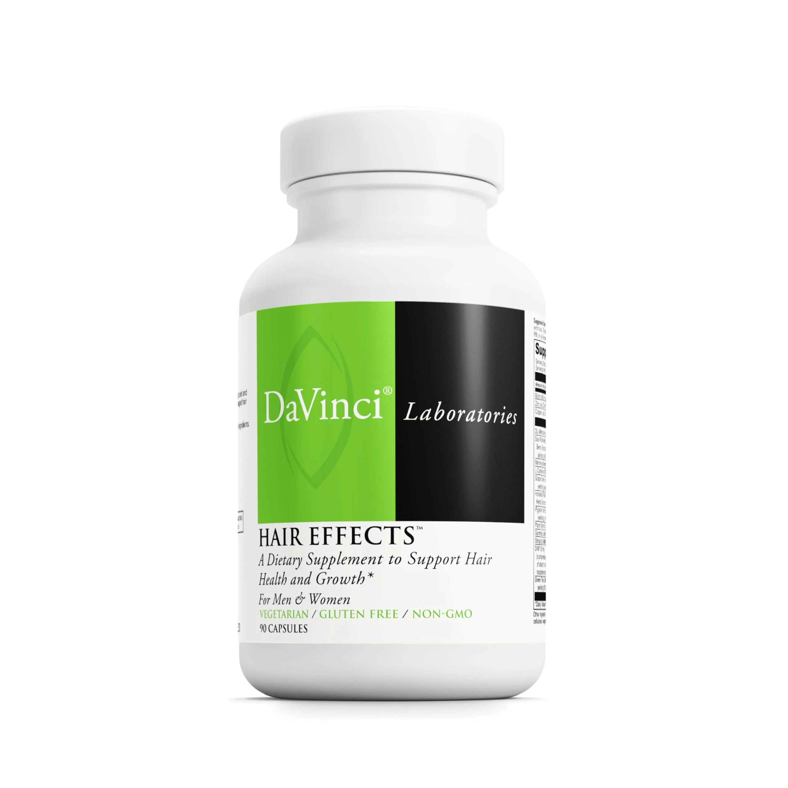 DAVINCI Labs Hair Effects – Dietary Supplement for Healthy Hair Growth & Skin | Gluten-Free, 90 Vegetarian Capsules - Image 7