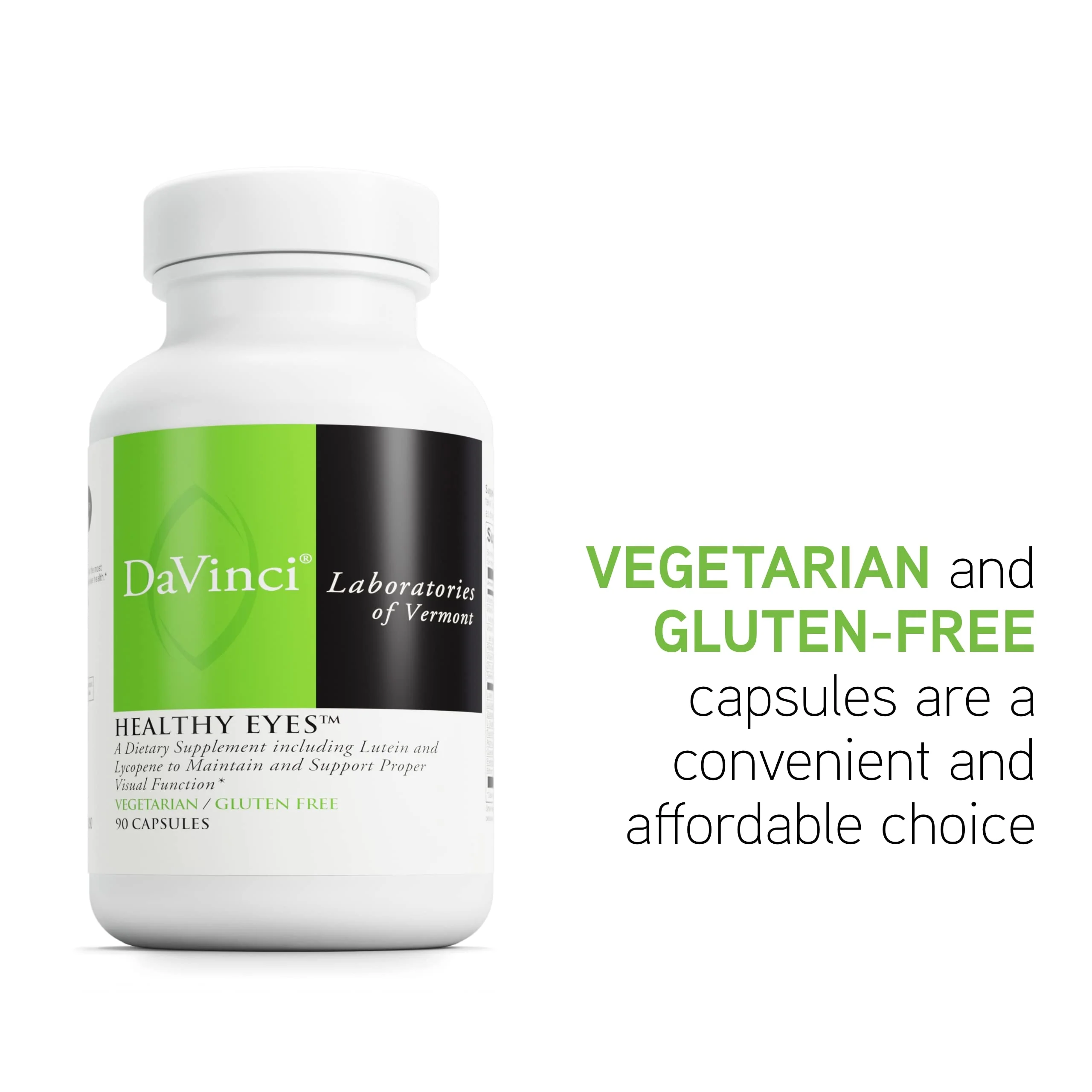 DAVINCI Labs Healthy Eyes - 90 Vegetable Capsules | Eye Health Supplement with Lutein, Lycopene & Zeaxanthin - Image 5