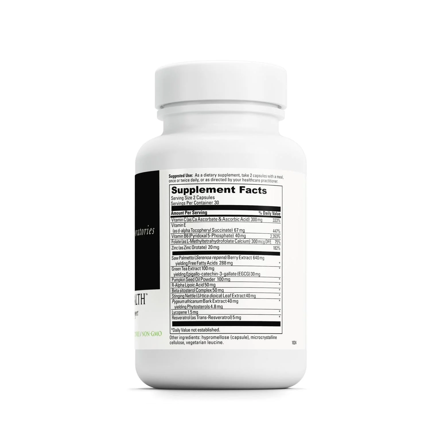 DAVINCI Labs Prostate Health - Supports Prostate & Urinary Health with Saw Palmetto, Zinc, Green Tea Extract - 60 Vegetarian Capsules - Image 3