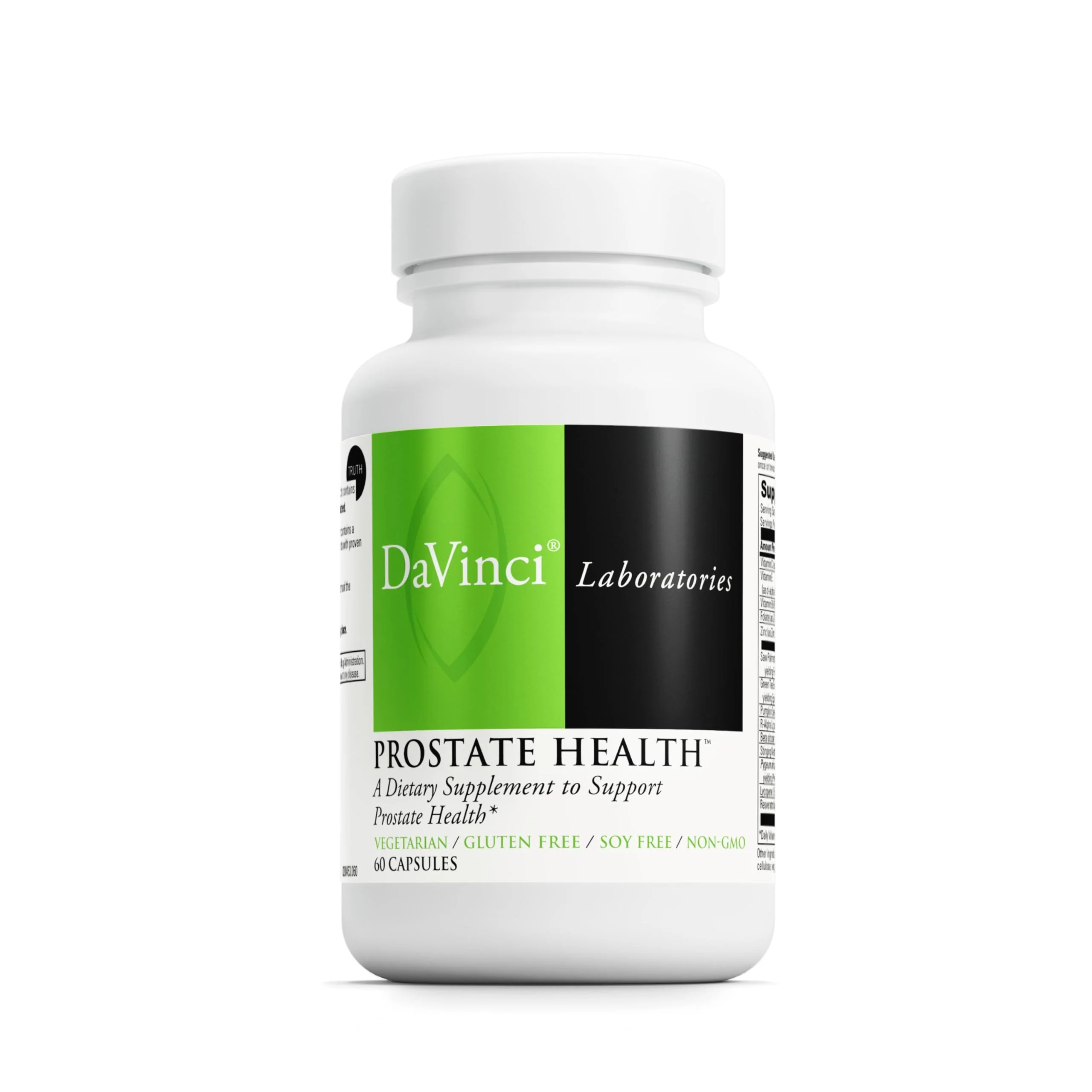 DAVINCI Labs Prostate Health - Supports Prostate & Urinary Health with Saw Palmetto, Zinc, Green Tea Extract - 60 Vegetarian Capsules - Image 7
