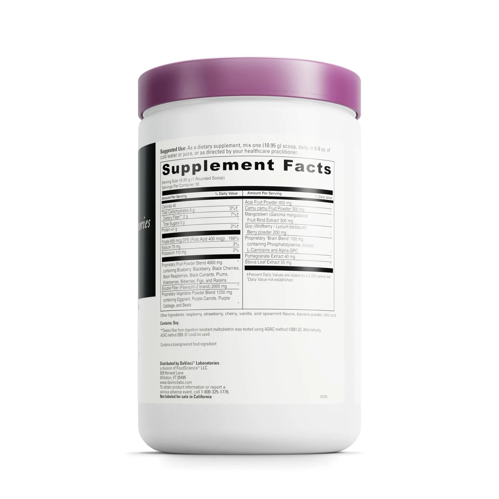 DAVINCI Labs Spectra Purples – Antioxidant Powder for Brain & Immune Health - Image 8