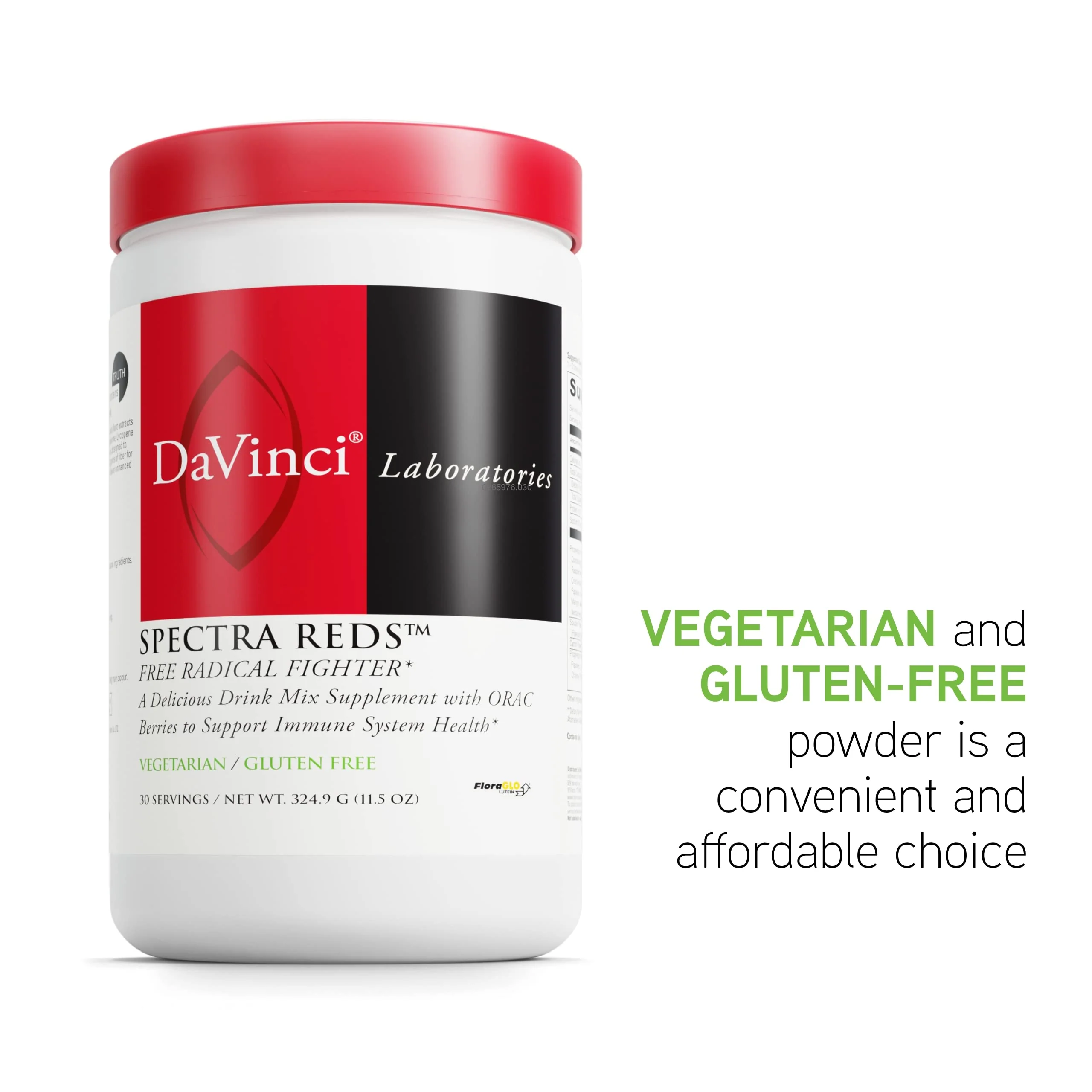 DAVINCI Labs Spectra Reds - Antioxidant Drink Mix for Immune & Liver Health | 30 Servings (324.9 g) - Image 11