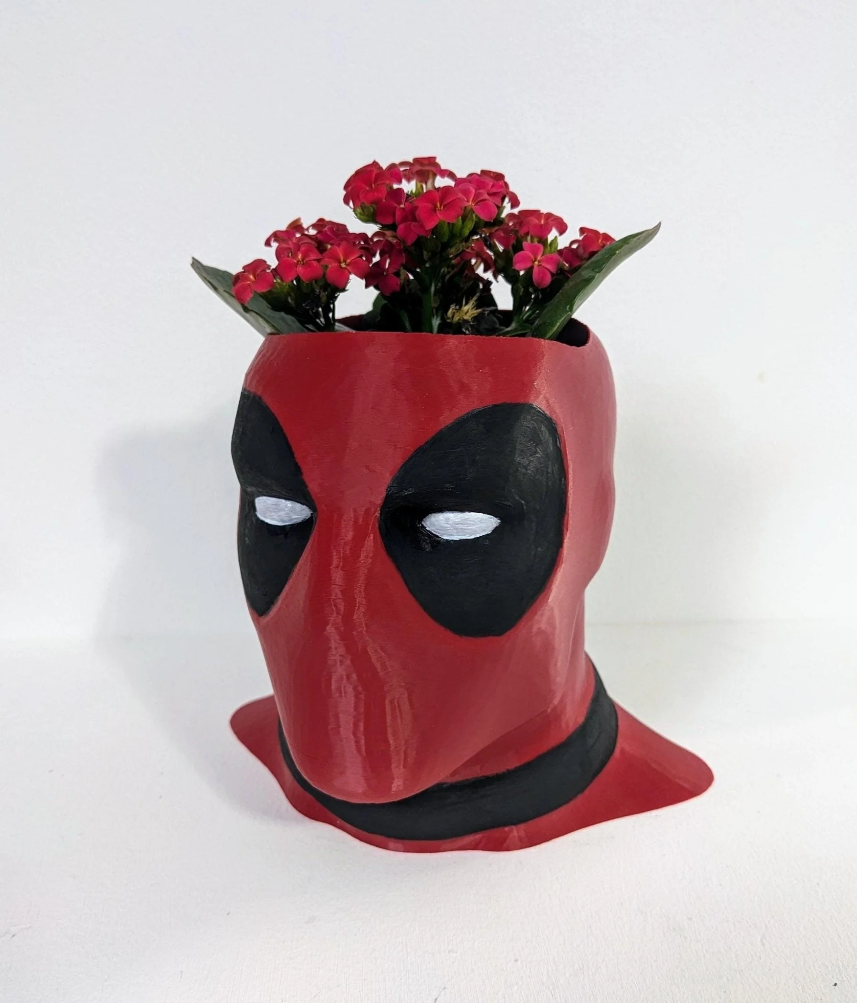 Deadpool  Bust Planter, Hand-Painted Plant Pot Holder, - Image 5
