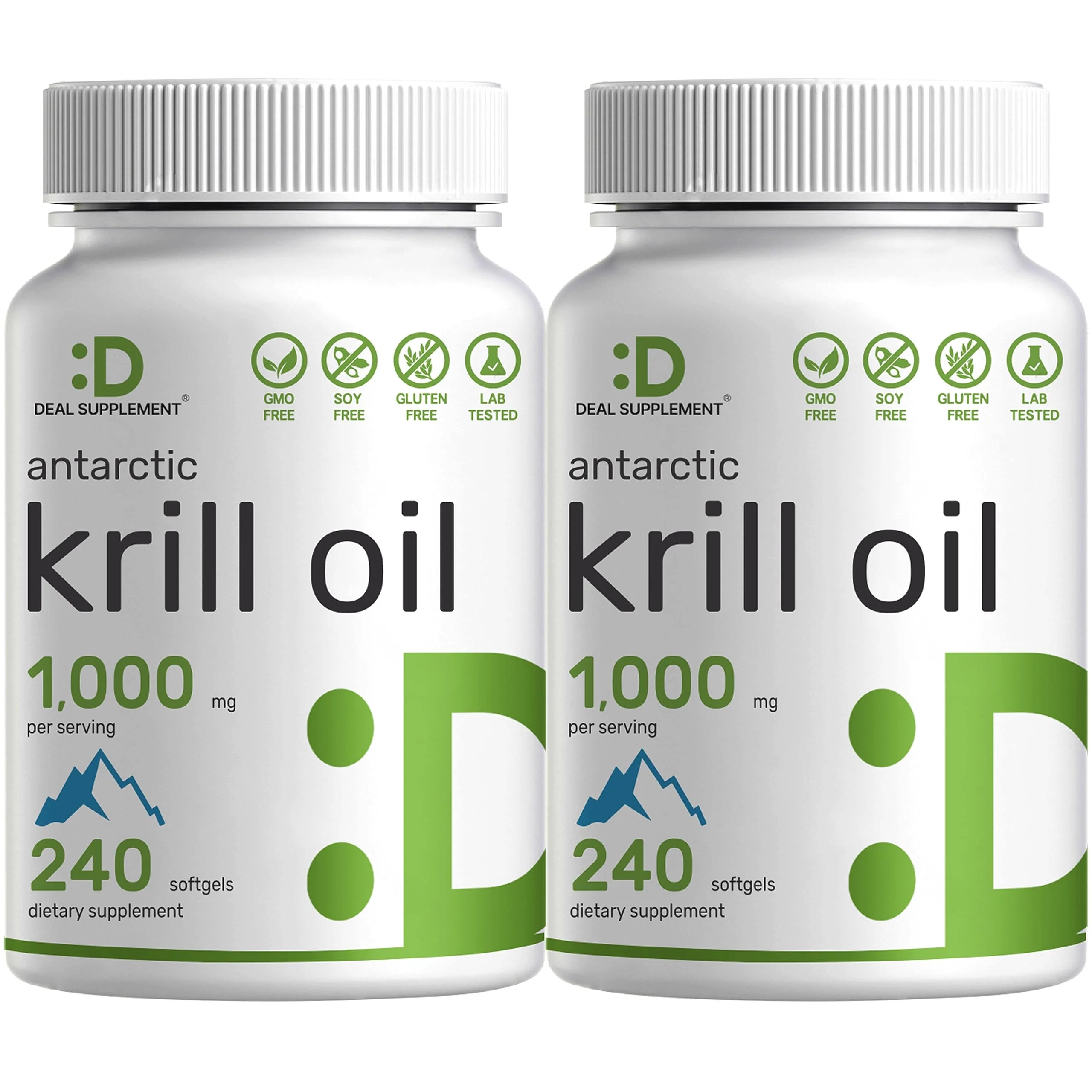 DEAL SUPPLEMENT Antarctic Krill Oil 2 Pack – 1,000mg/Serving, 480 Softgels - Image 9