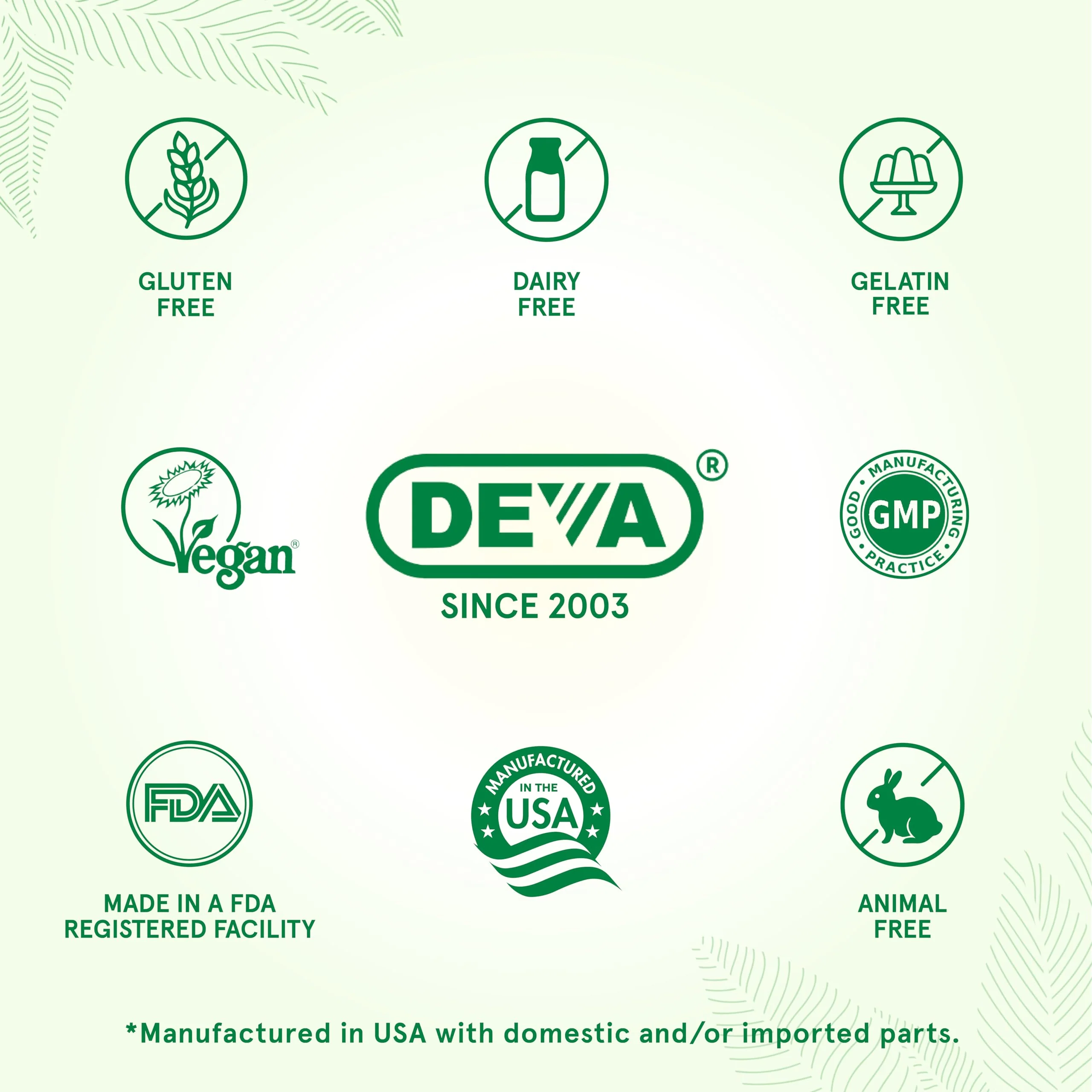 DEVA Vegan Hyaluronic Acid 100mg Tablets – Slow Release, 2-Pack (90 Count Each) – Non-GMO, Vegan Society Certified - Image 3