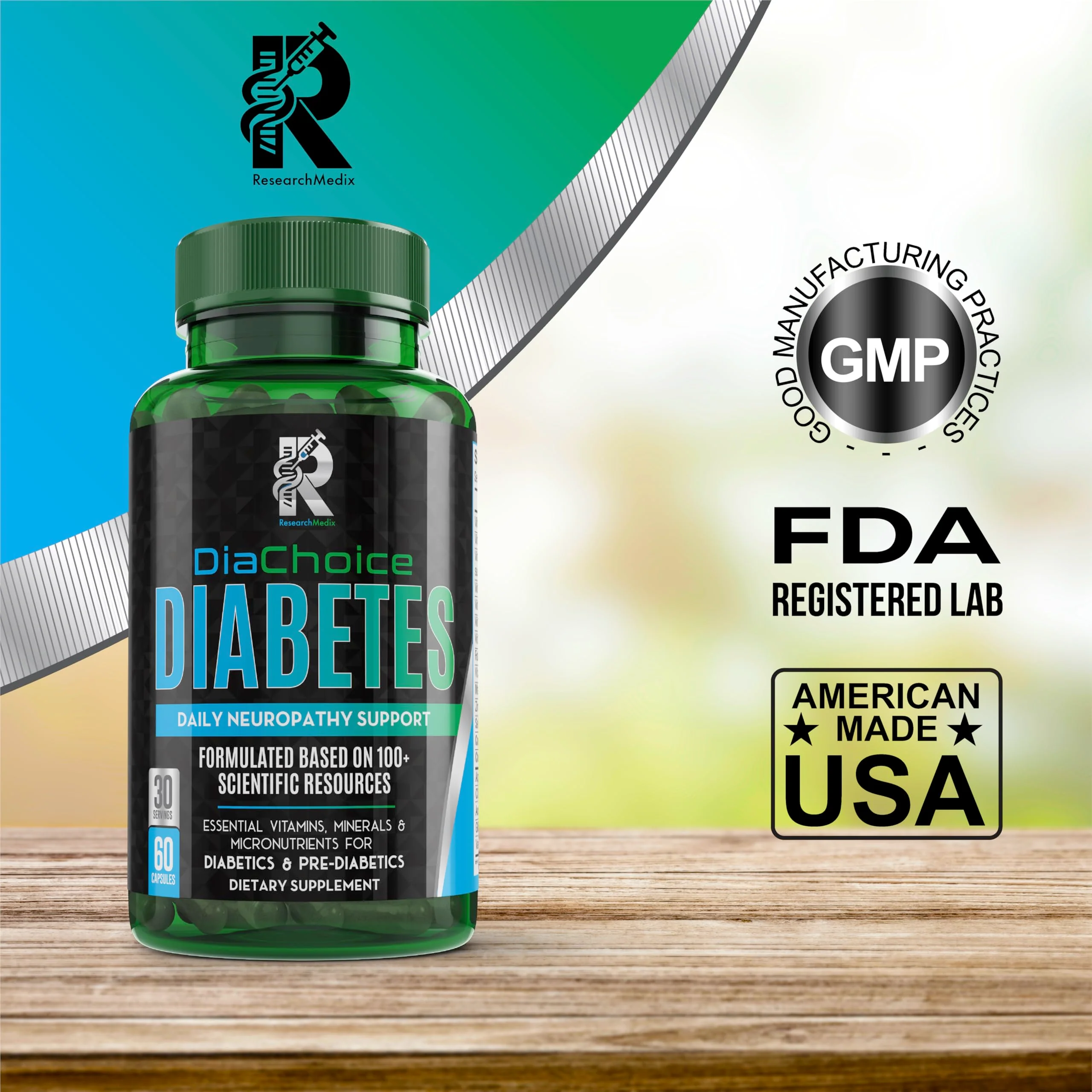 DiaChoice Neuropathy Support with 600 mg Alpha Lipoic Acid – Nerve Health - Image 5