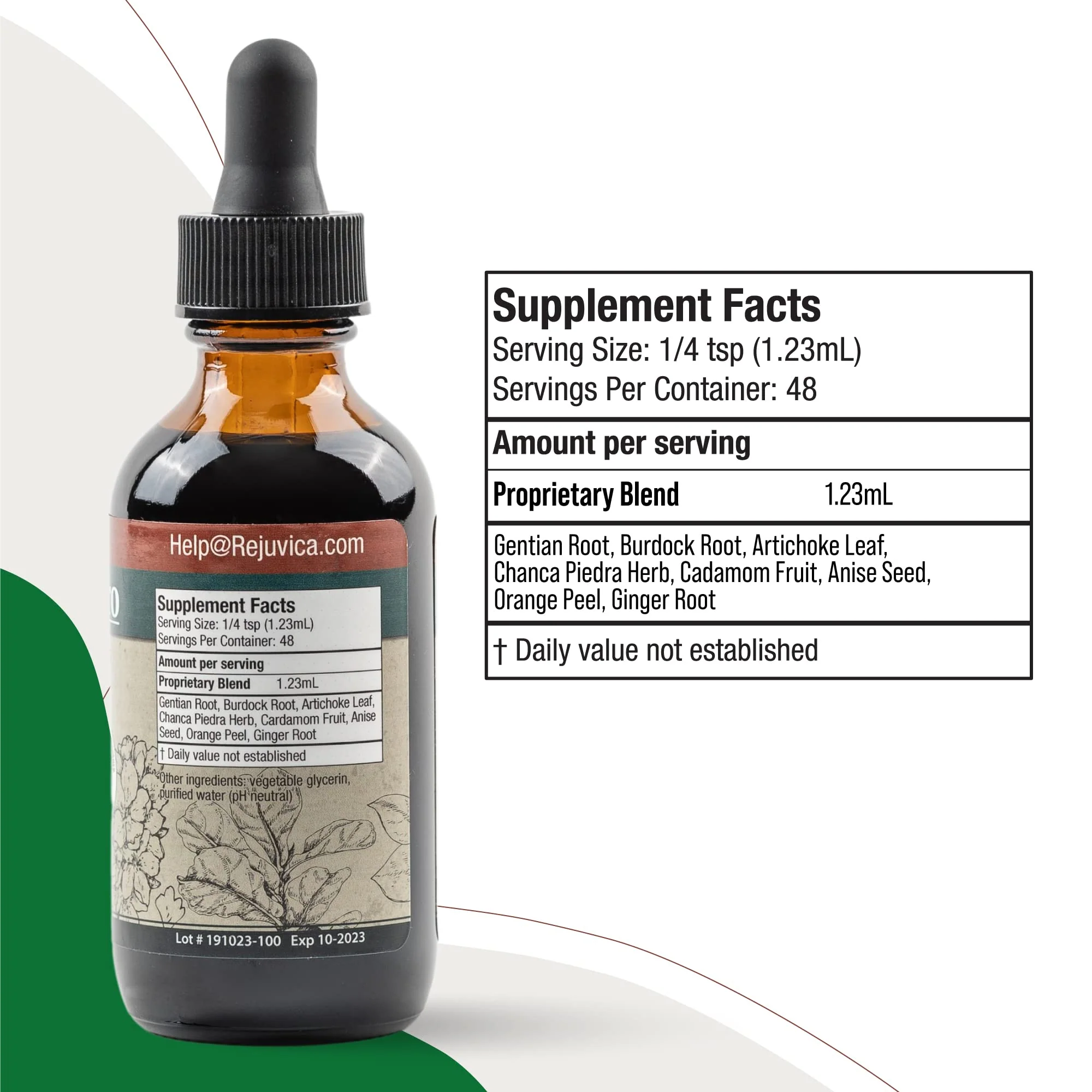 DigestaPro Digestive Bitters – Liquid Formula by Rejuvica Health with Gentian, Artichoke, Burdock, Chanca Piedra & Ginger - Image 7