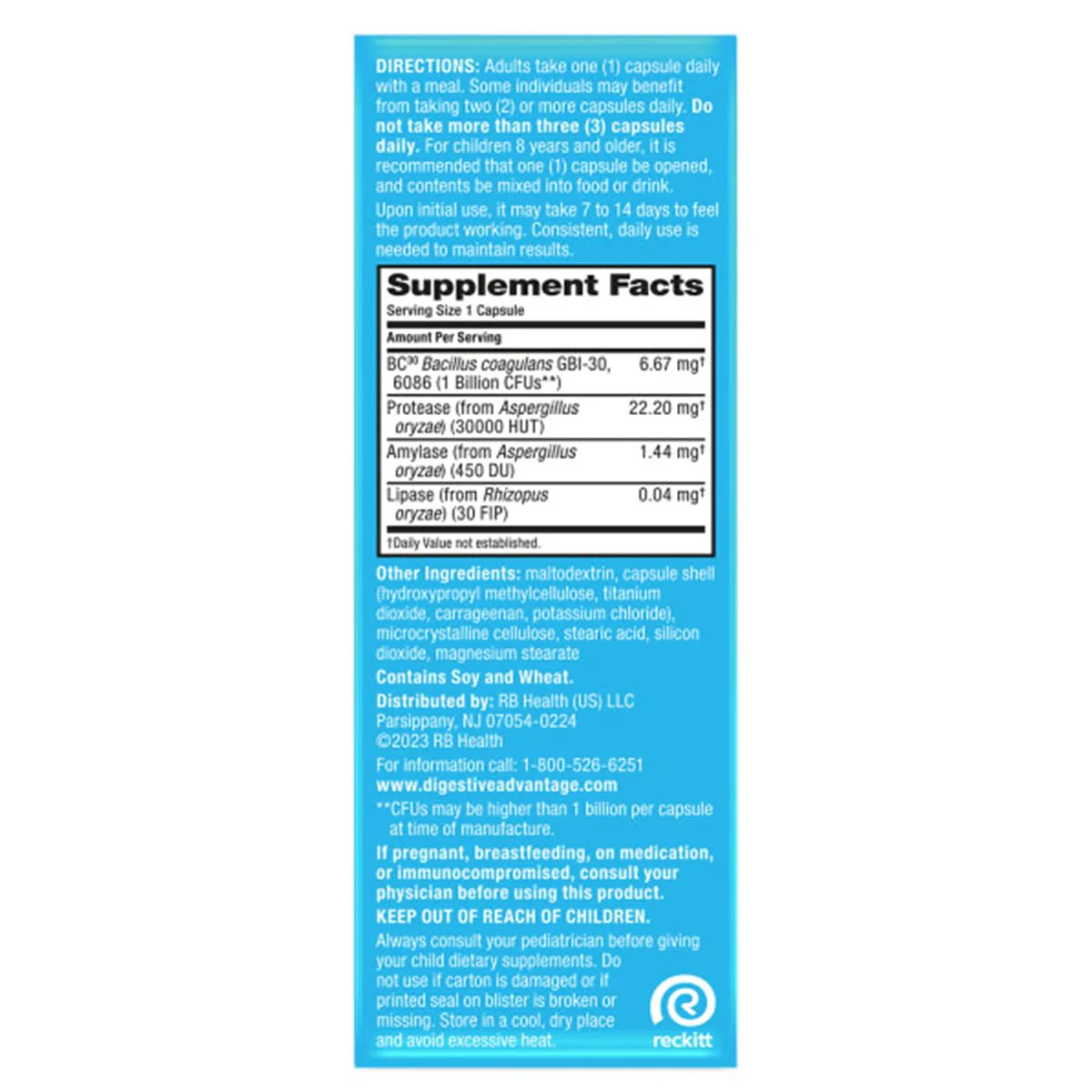 Digestive Advantage IBS Probiotics + Enzymes – Intensive Bowel Support, 96 Capsules - Image 14