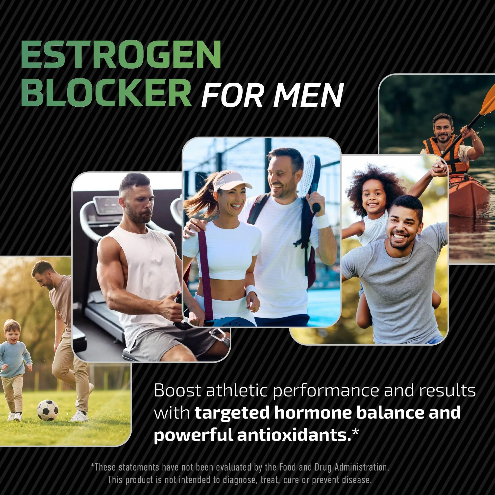 DIM Supplement for Men 300mg | Estrogen Blocker & Aromatase Inhibitor | Extra Strength Men’s Hormone Balance & Fitness Booster with Diindolylmethane Plus CDG & Broccoli Floret | Gluten-Free | 60 Ct - Image 3