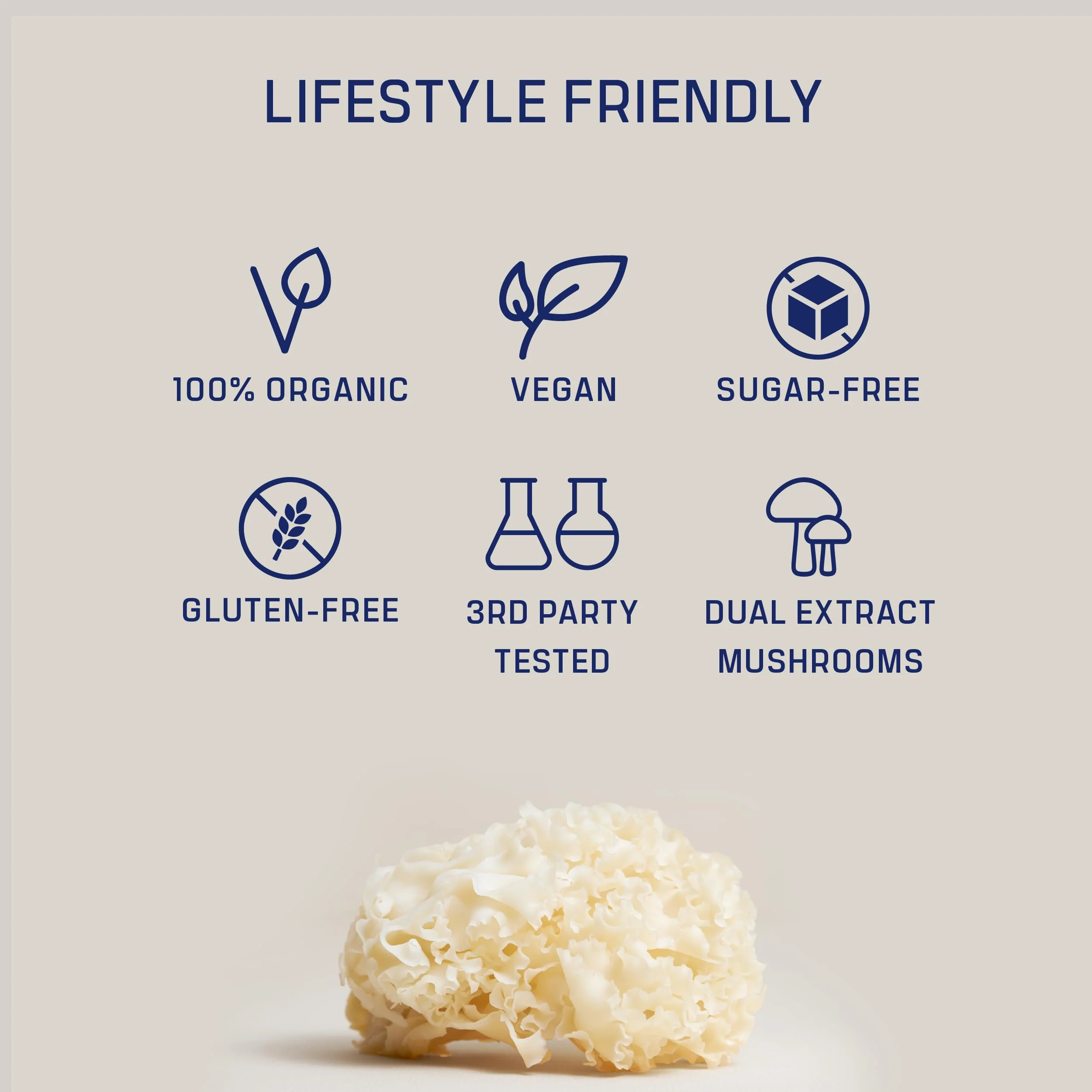 DIRTEA Tremella Mushroom Powder | 2,000mg / Serving | Organic, Vegan & Non GMO | Skin Hydration & Collagen Production | High Strength Supplement | 60g - 30 Servings - Image 5