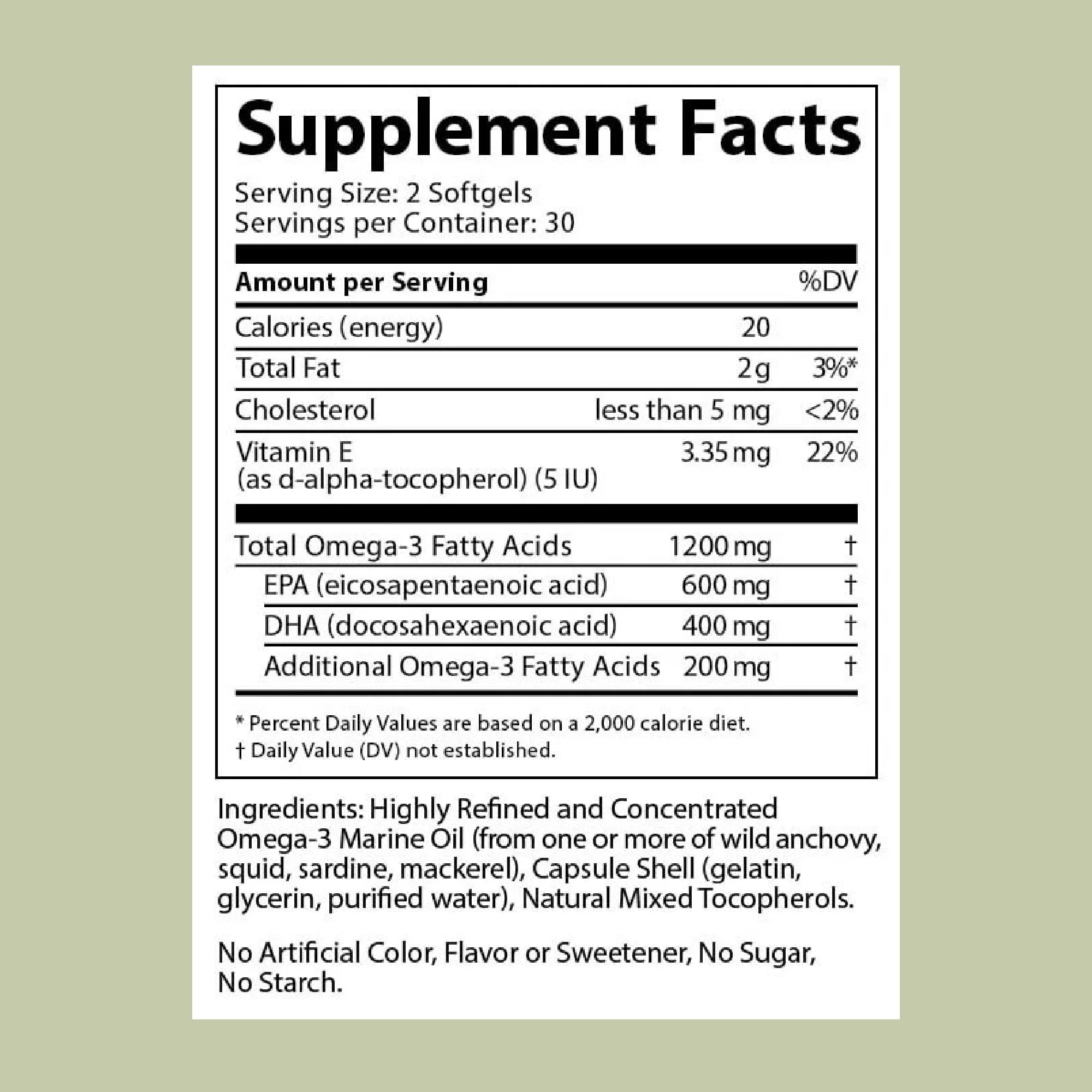 Doctor's Advantage Omega Shield Softgels – Mercury-Free Omega-3 for Heart & Eye Health (60 Softgels, 30-Day Supply) - Image 10