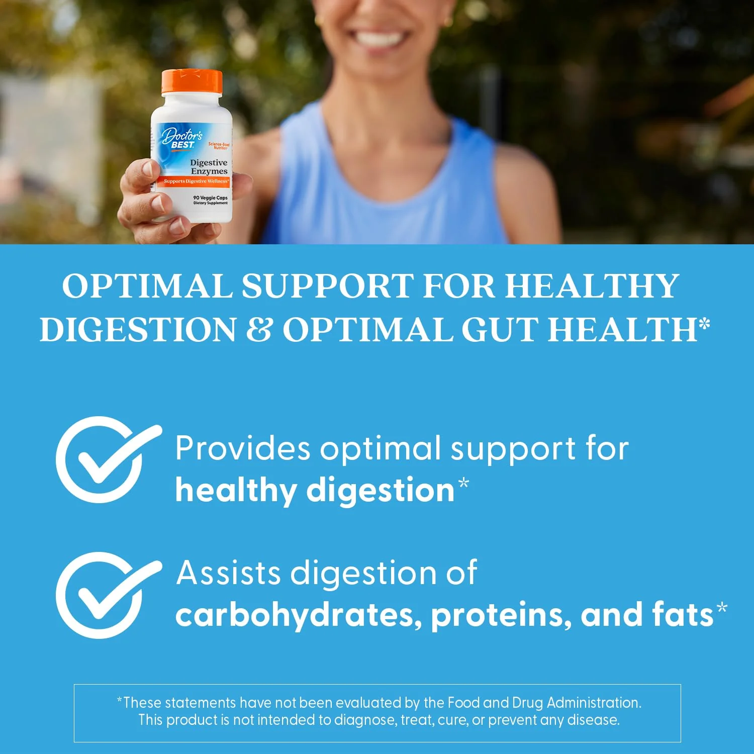 Doctors Best Digestive Enzymes | Supports Digestive Wellness | Non-GMO | Vegetarian 90 Veggie Caps - Image 6