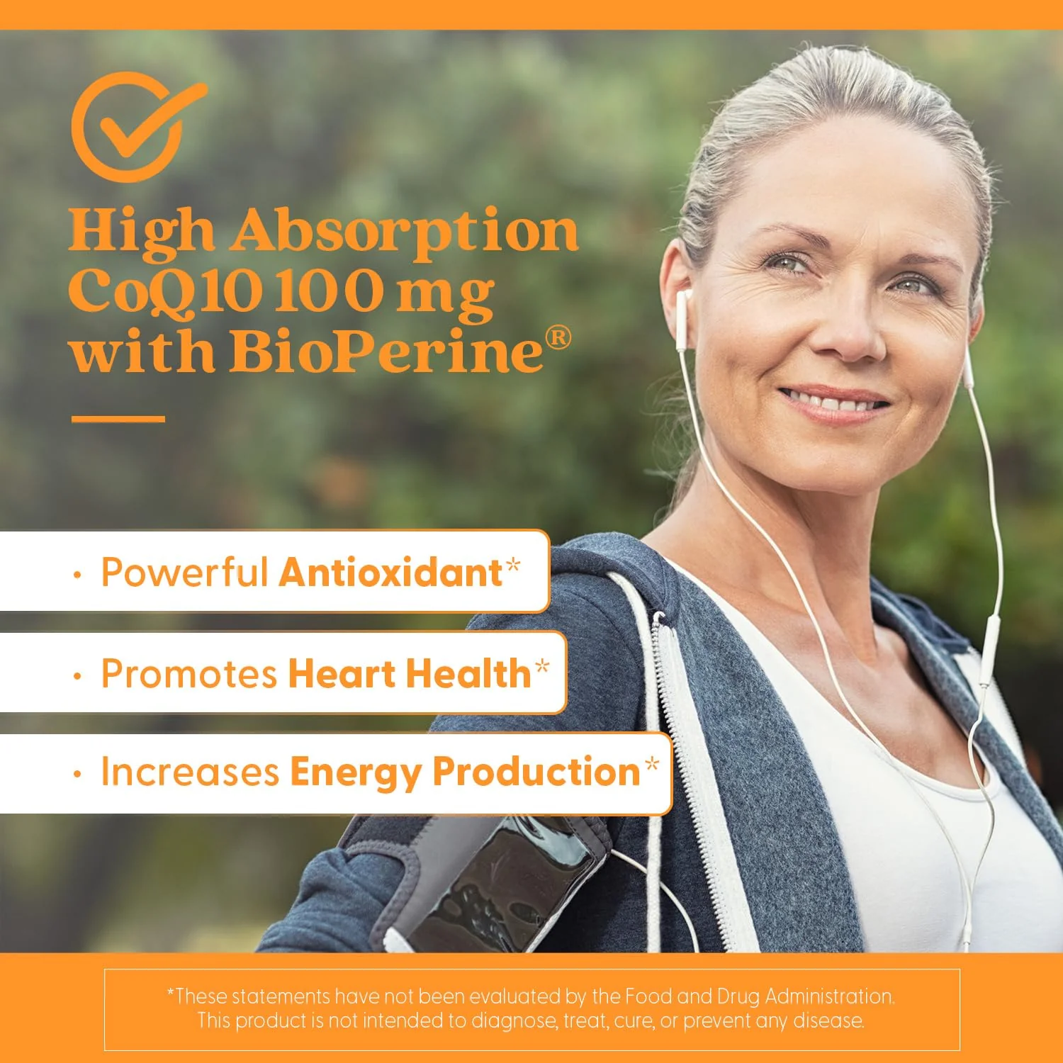 Doctor's Best High Absorption CoQ10 with BioPerine – Heart Health & Energy Support, 100 mg, 360 Vegan Caps - Image 4