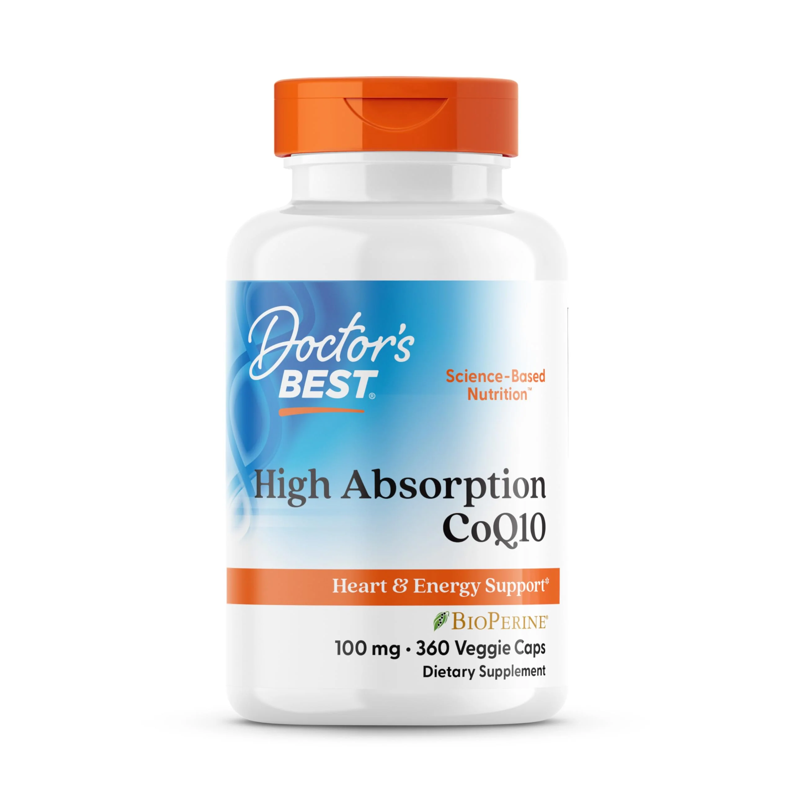Doctor's Best High Absorption CoQ10 with BioPerine – Heart Health & Energy Support, 100 mg, 360 Vegan Caps - Image 7