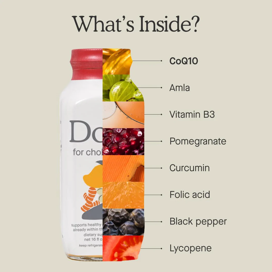 DOSE for Cholesterol – Vegan, Gluten-Free Supplement for Healthy Cholesterol & Cardiovascular Support (16oz Bottle, 6 Pack) - Image 4